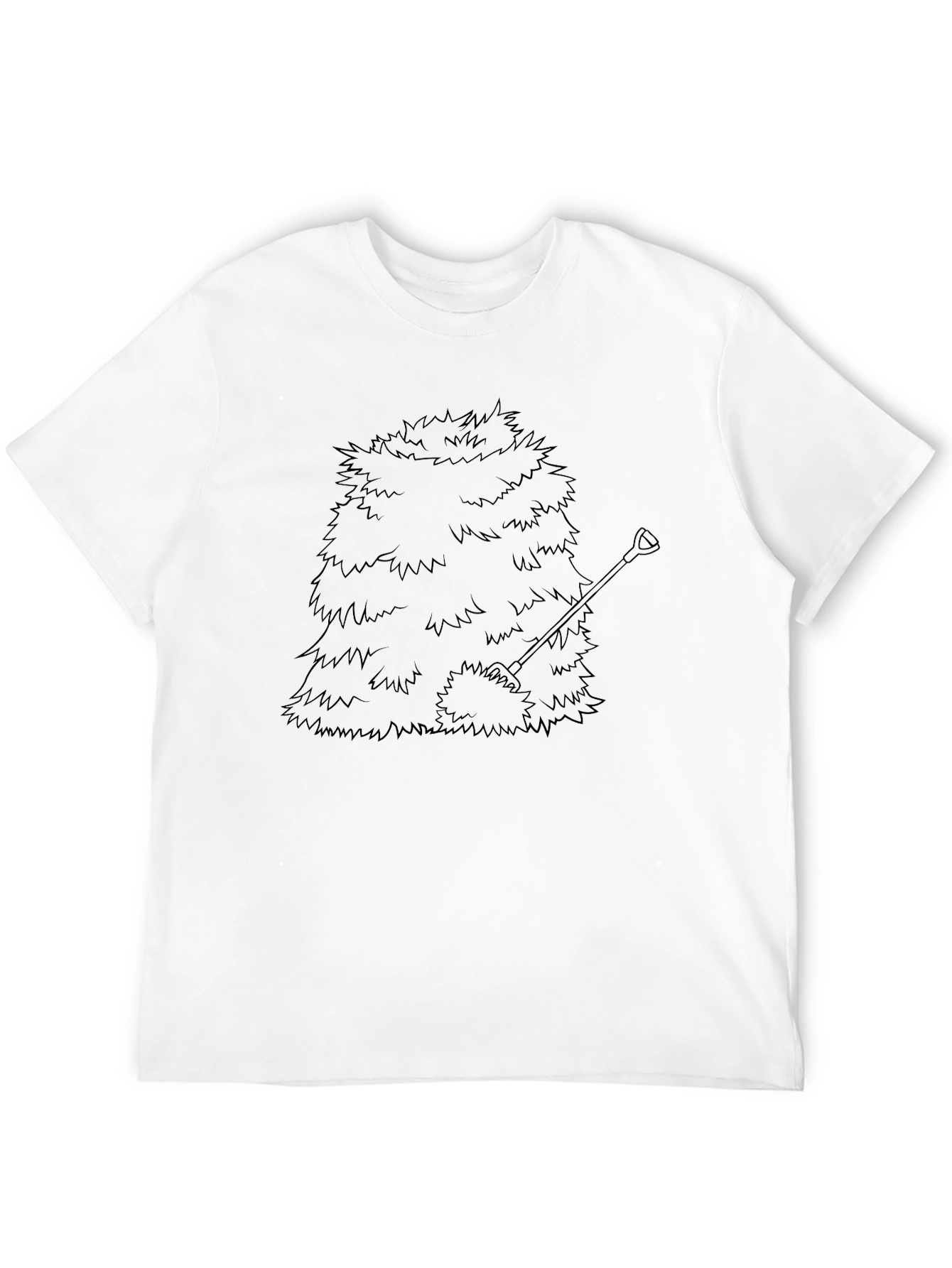 Bush Ghillie Suit Graphic Tee - Black