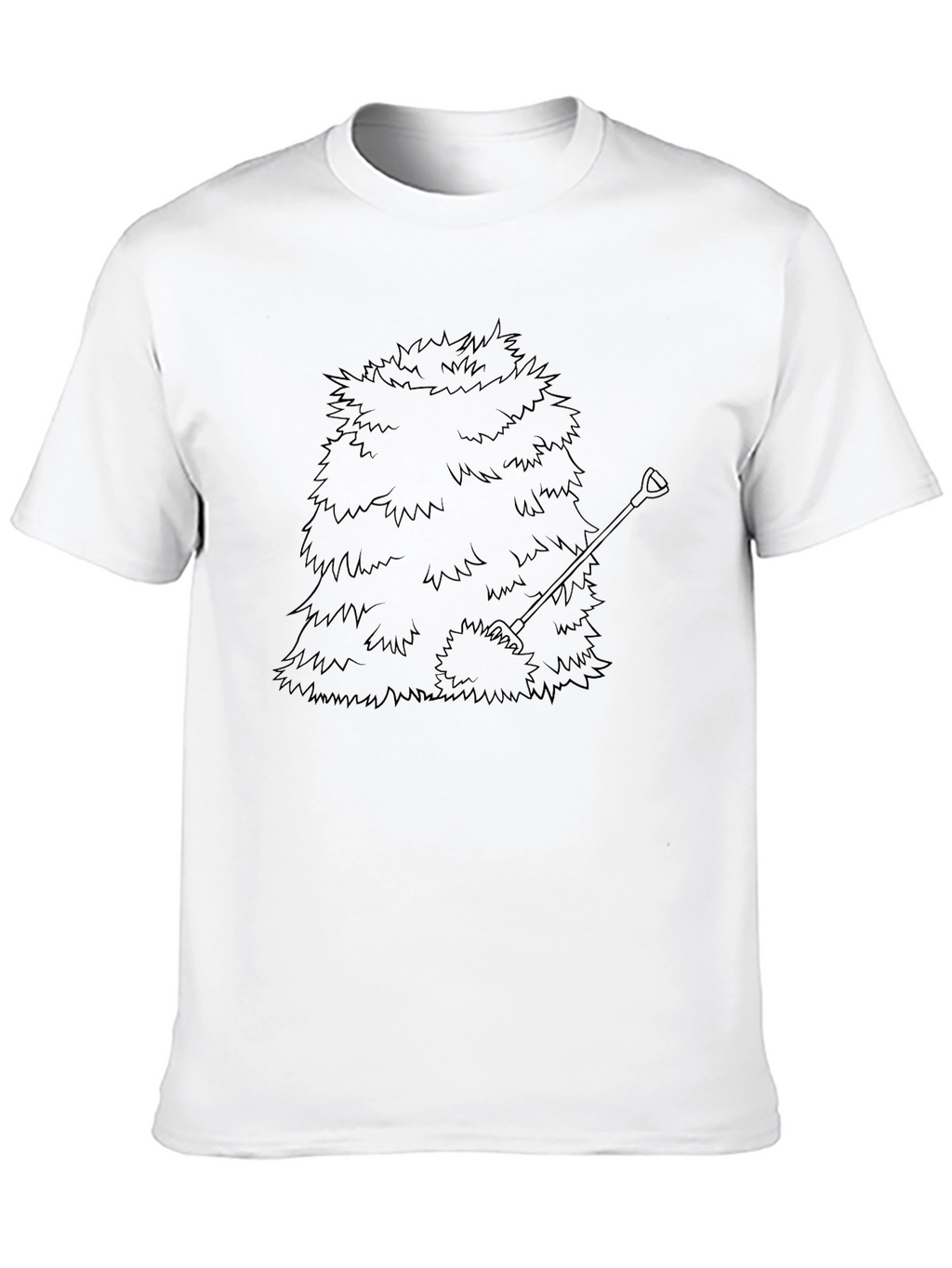 Bush Ghillie Suit Graphic Tee - Black