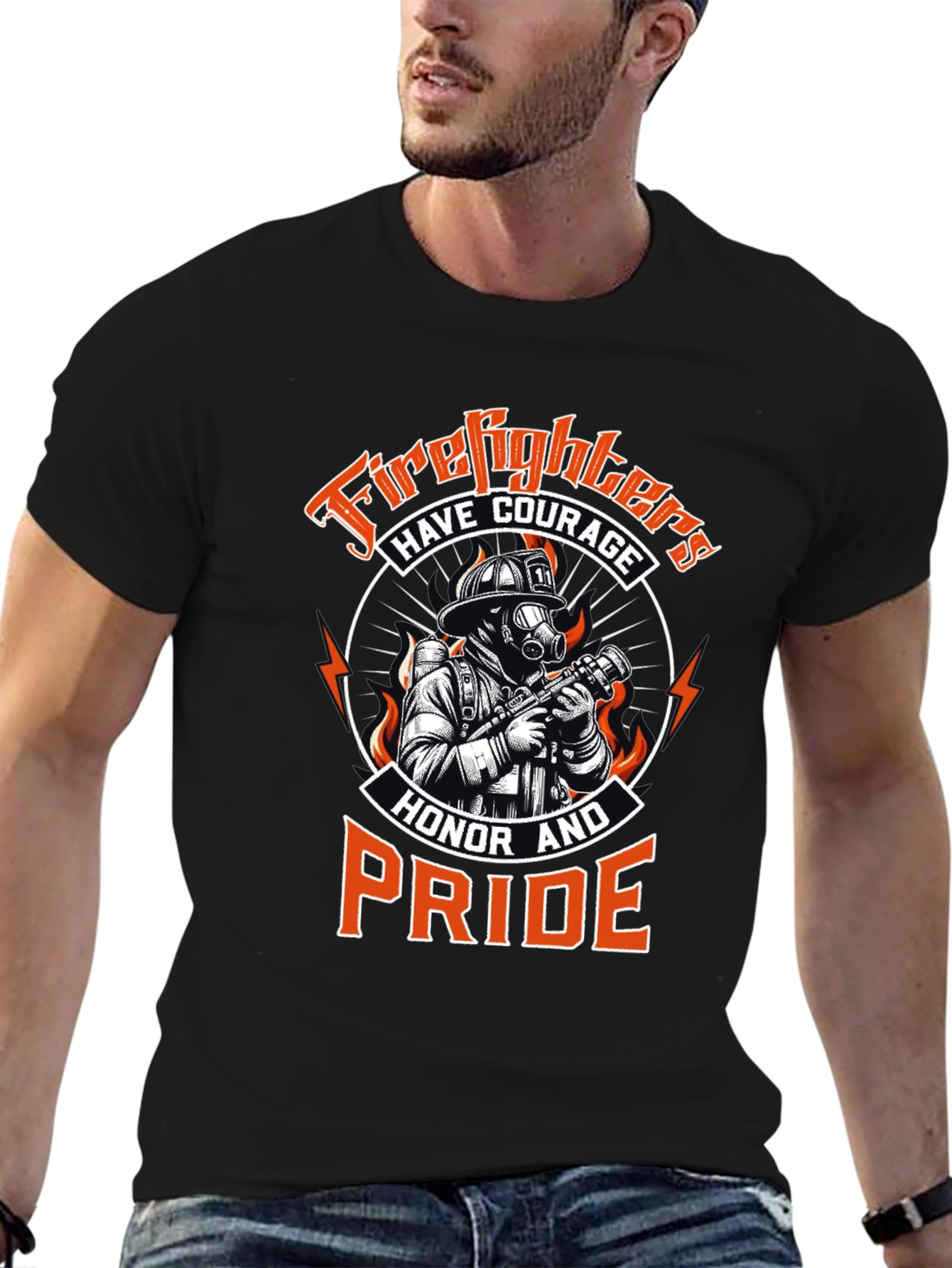 Firefighter Courage Honor Pride T-Shirt