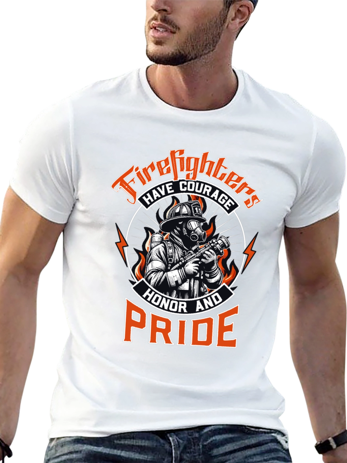 Firefighter Courage Honor Pride T-Shirt