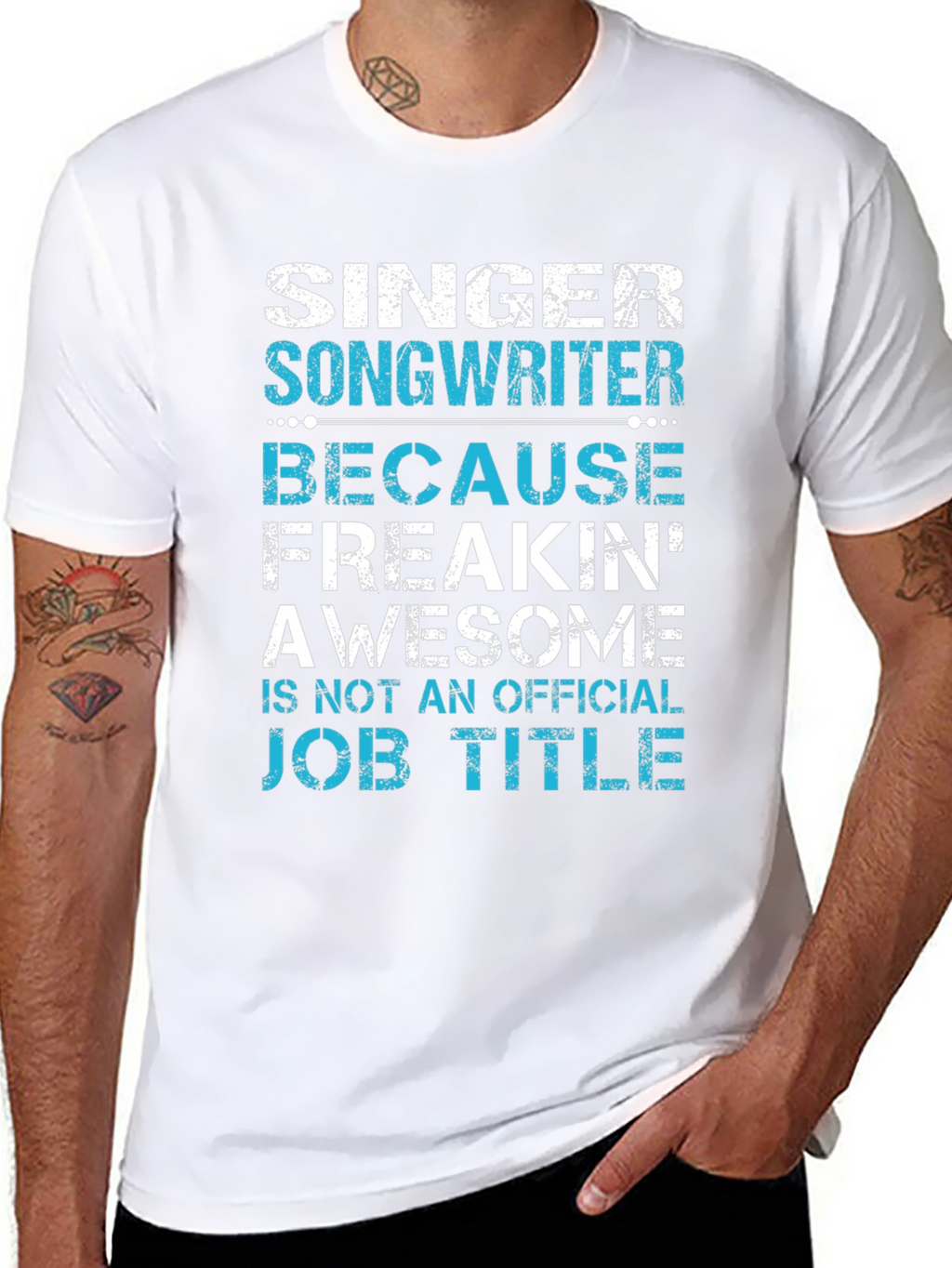 Singer Songwriter Awesome Job Title T-Shirt