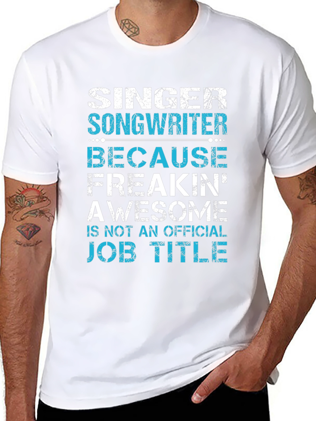 Singer Songwriter Awesome Job Title T-Shirt