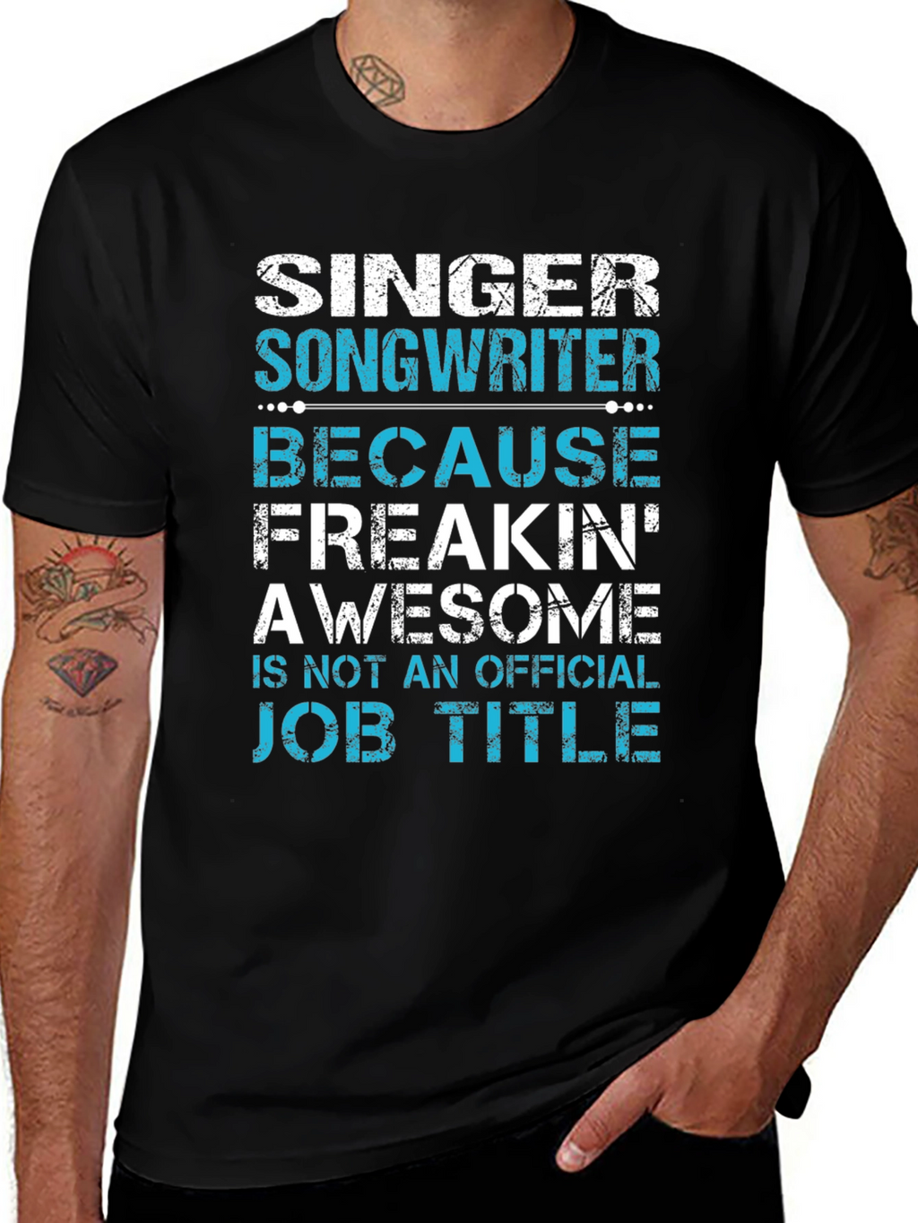 Singer Songwriter Awesome Job Title T-Shirt