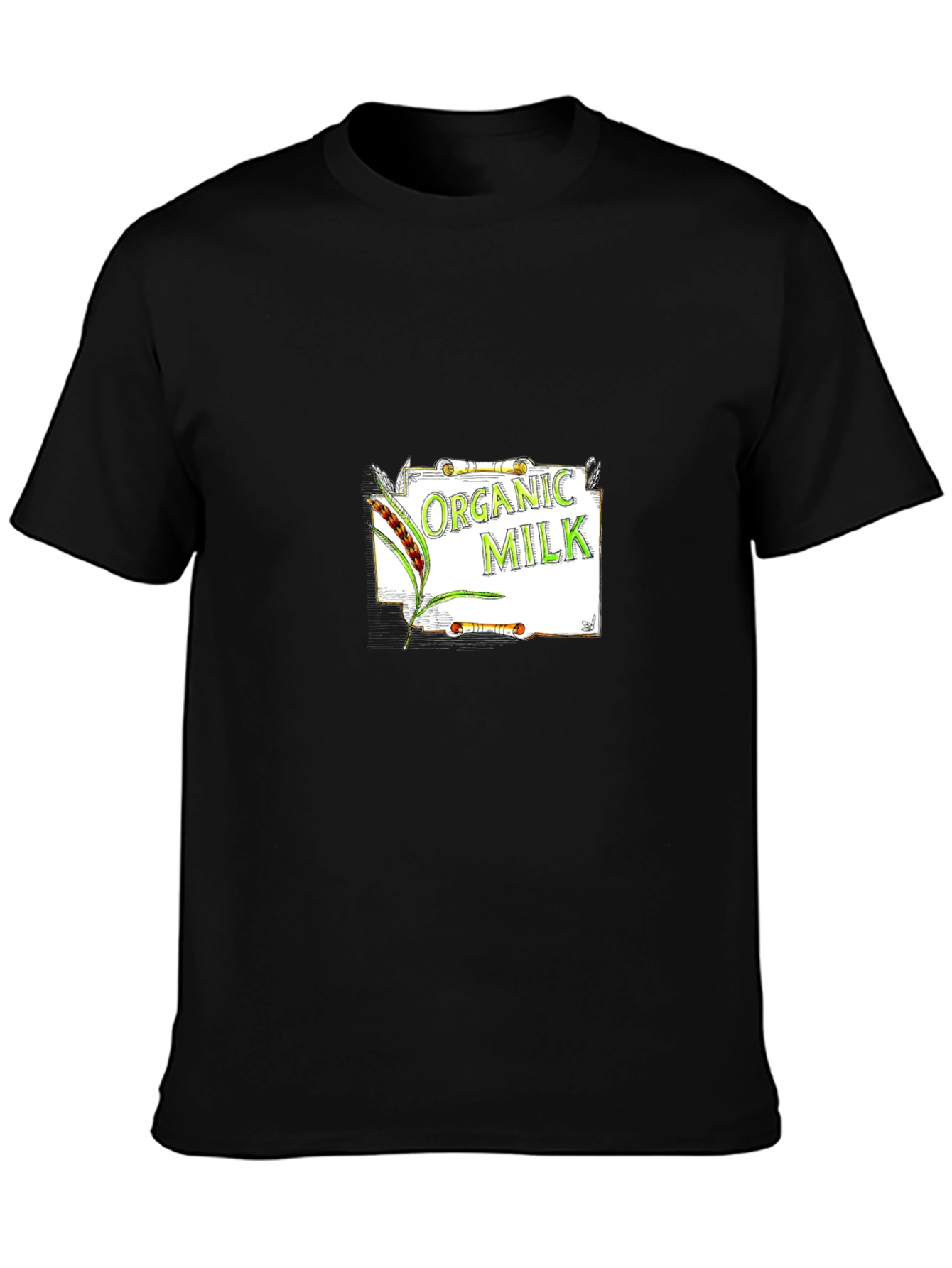 Organic Milk Graphic Tee - Soft & Comfortable