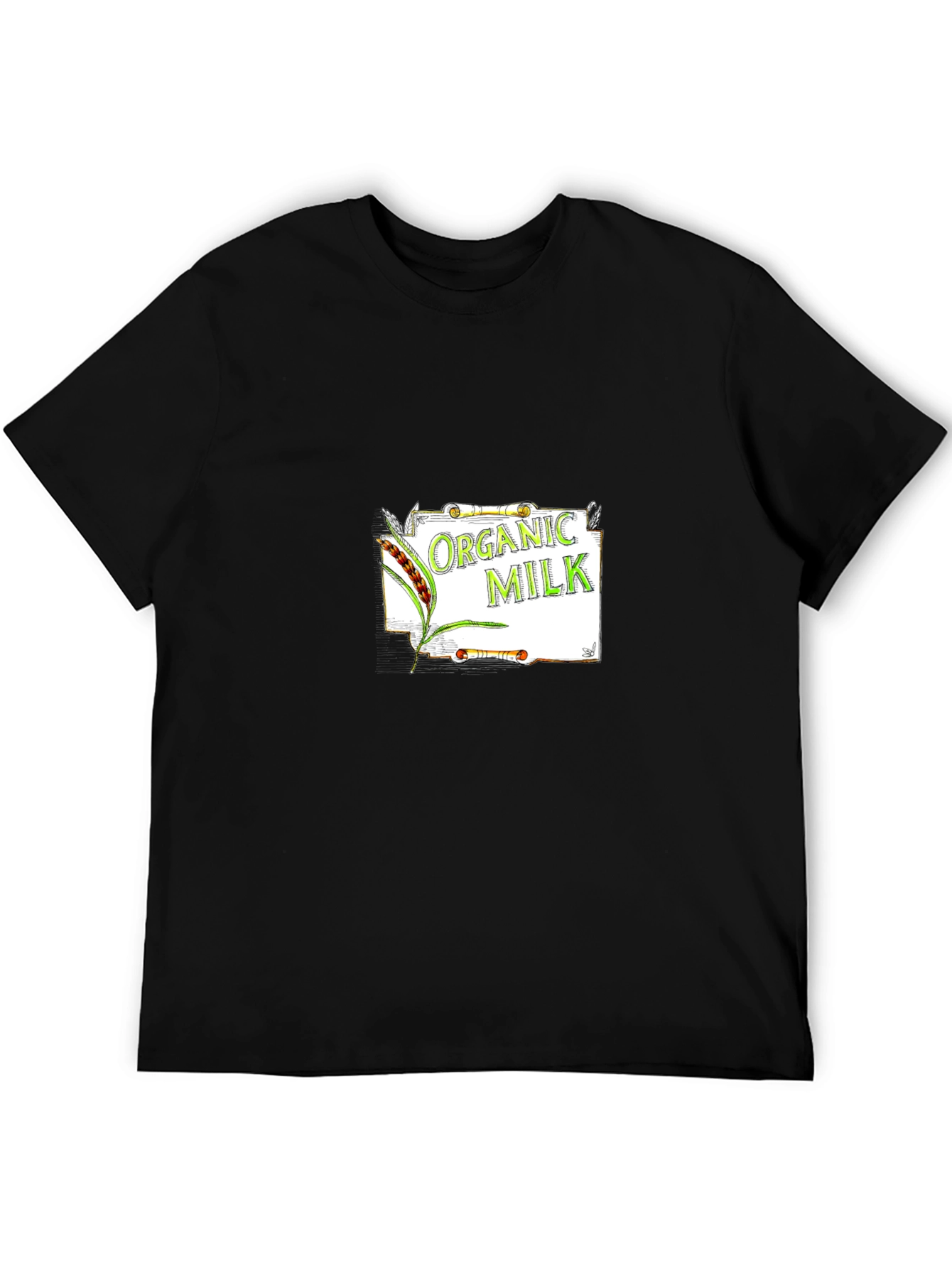 Organic Milk Graphic Tee - Soft & Comfortable