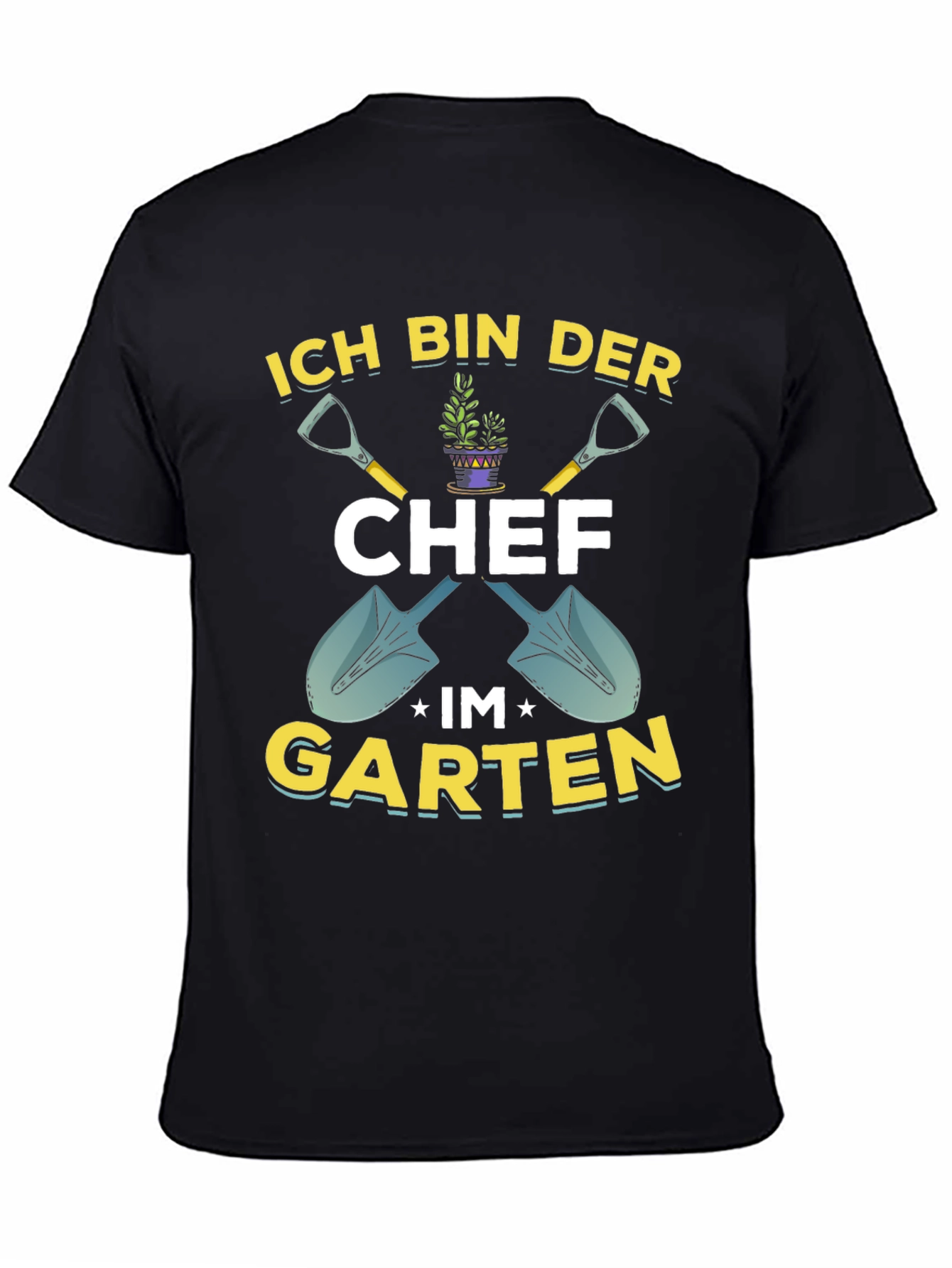 Gardener Chef T-Shirt: Ich Bin Der Chef Im Garten Graphic Tee