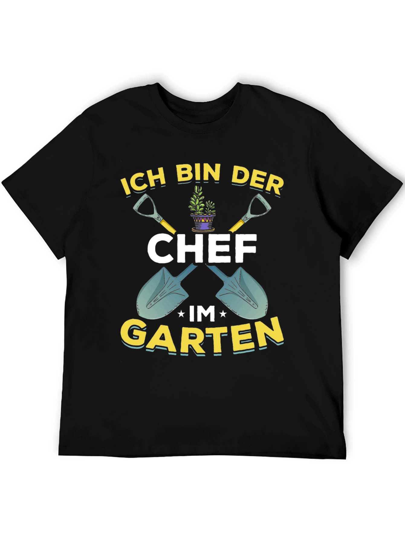 Gardener Chef T-Shirt: Ich Bin Der Chef Im Garten Graphic Tee