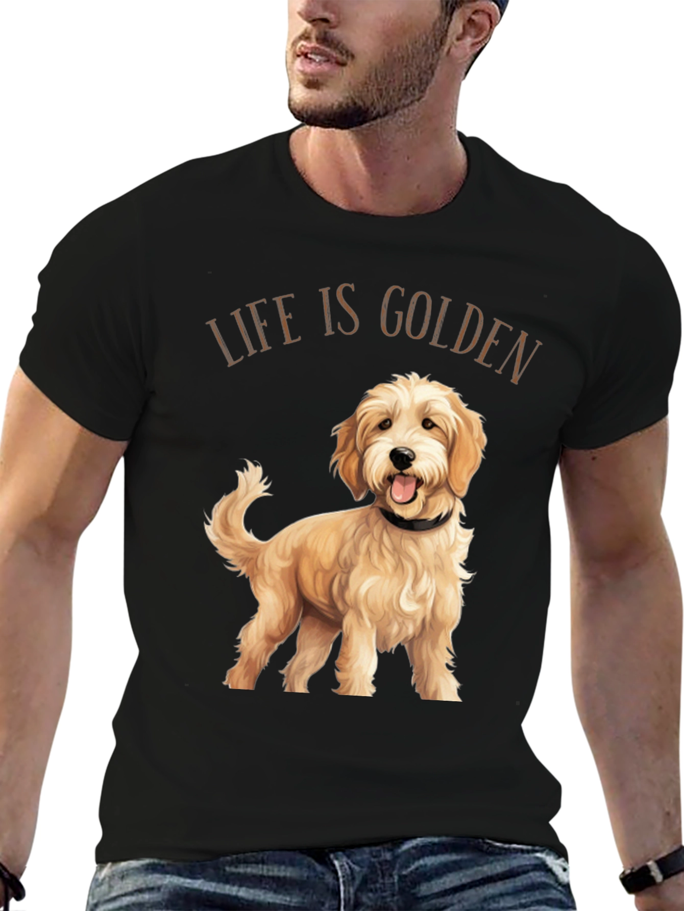 Life is Golden Dog Graphic T-Shirt