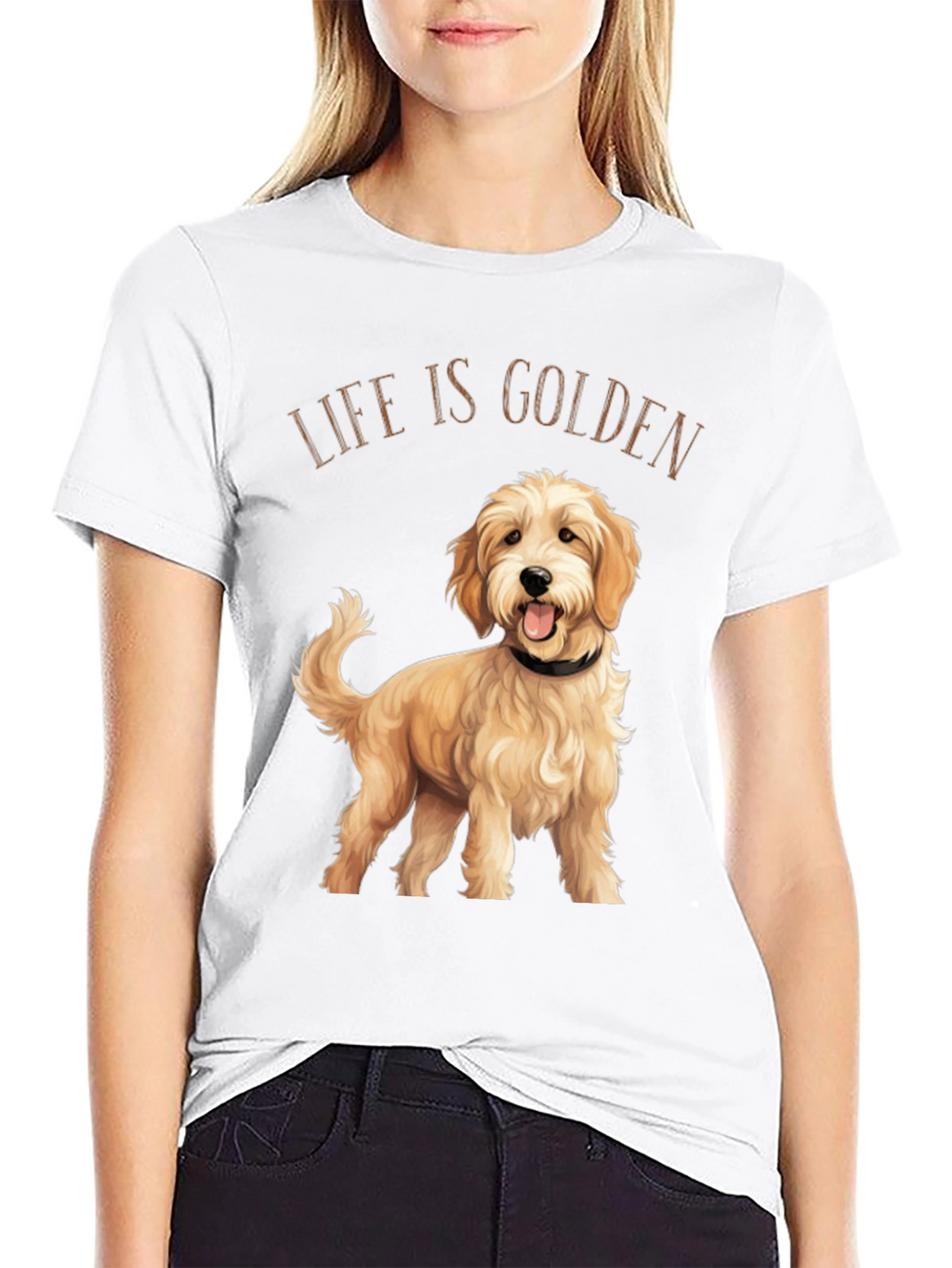 Life is Golden Dog Graphic T-Shirt