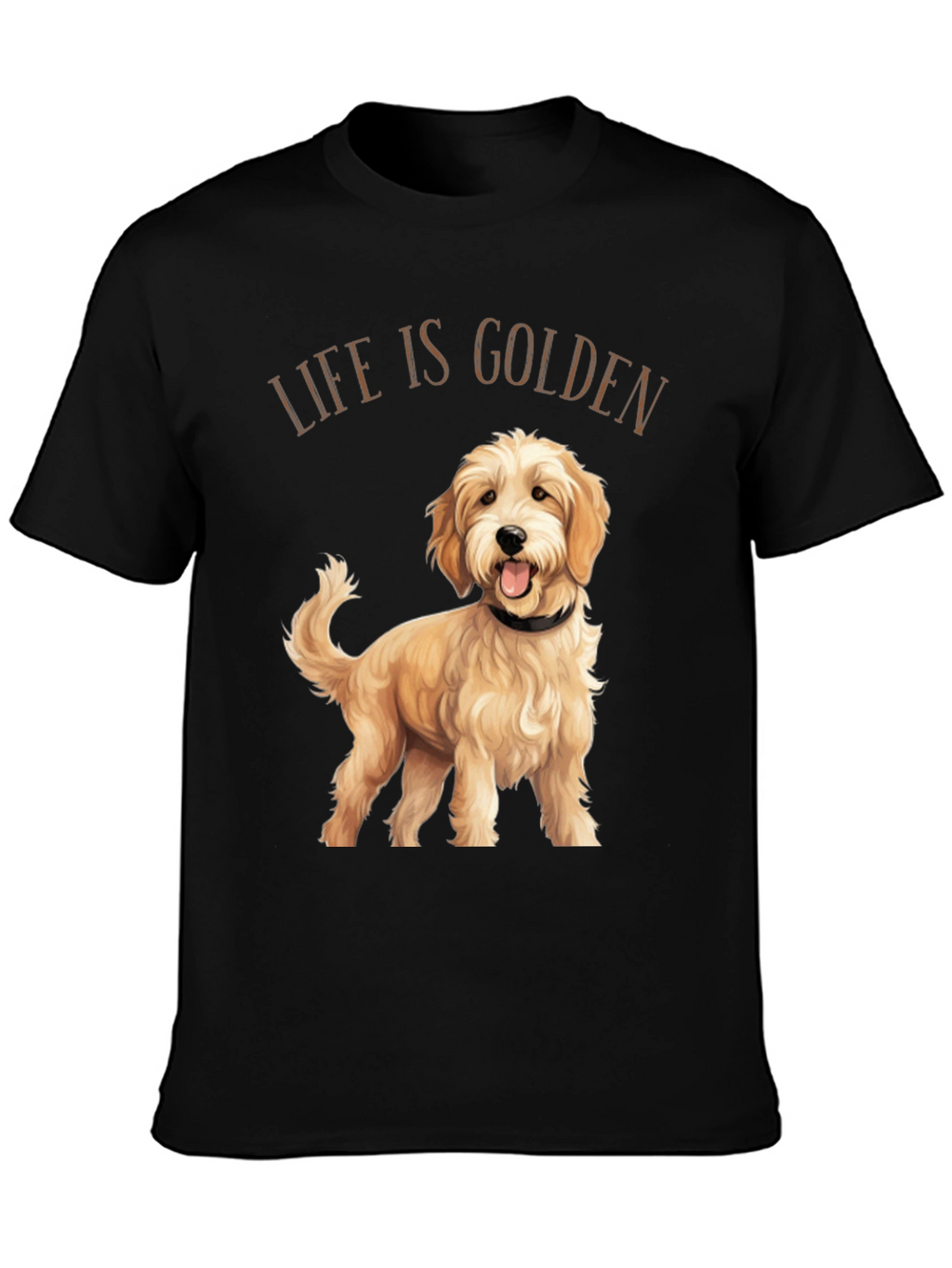 Life is Golden Dog Graphic T-Shirt