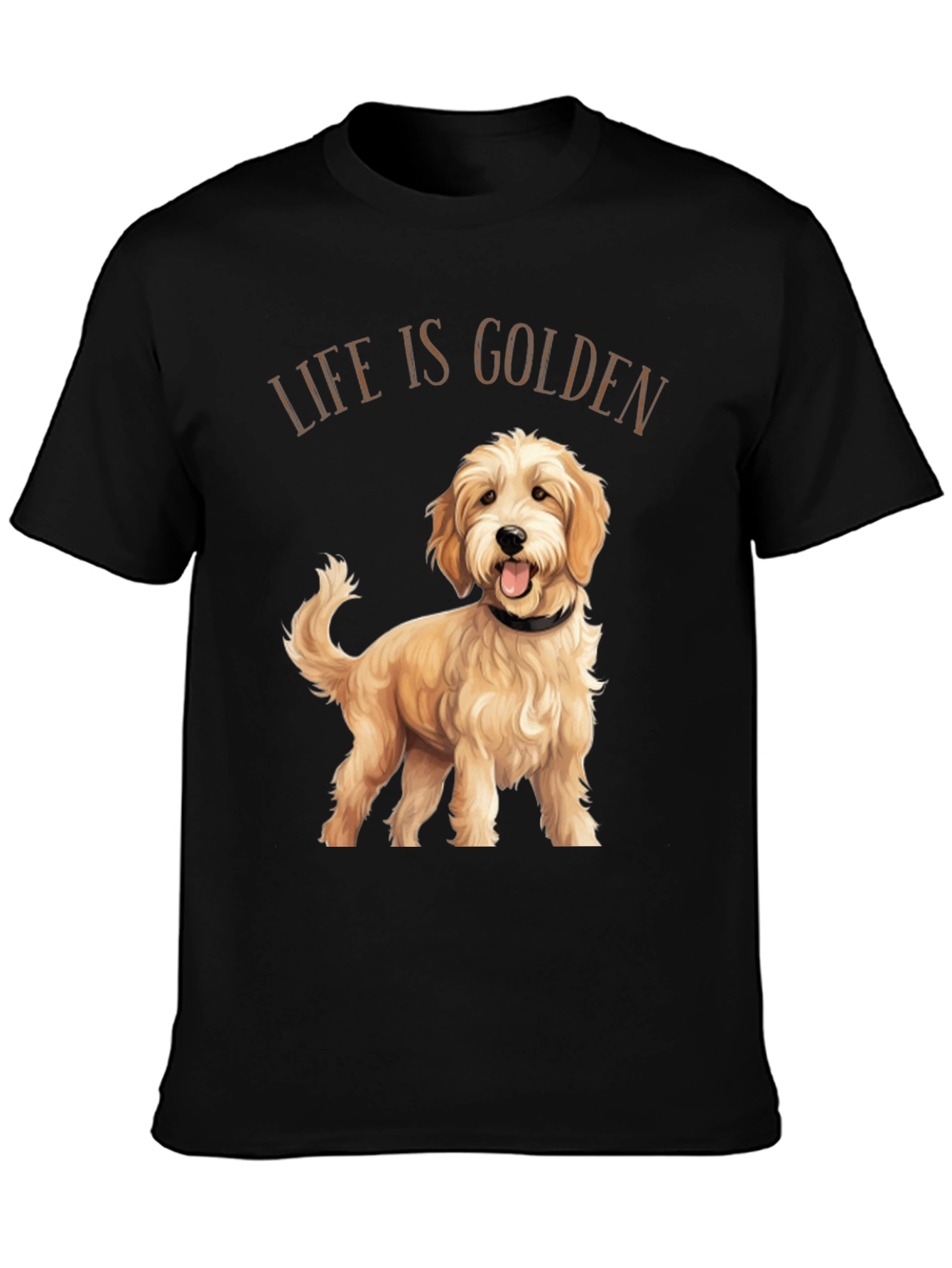 Life is Golden Dog Graphic T-Shirt