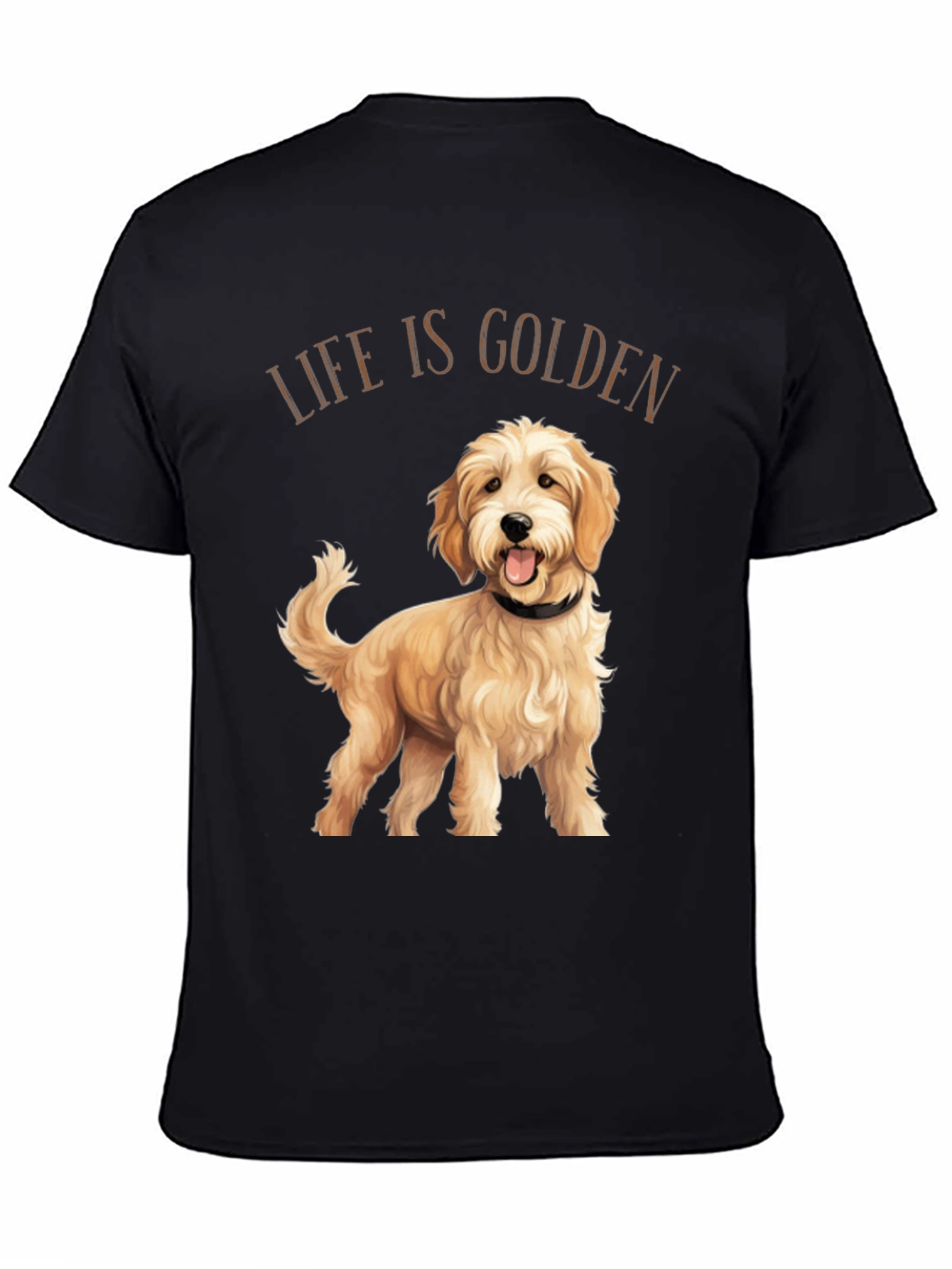 Life is Golden Dog Graphic T-Shirt