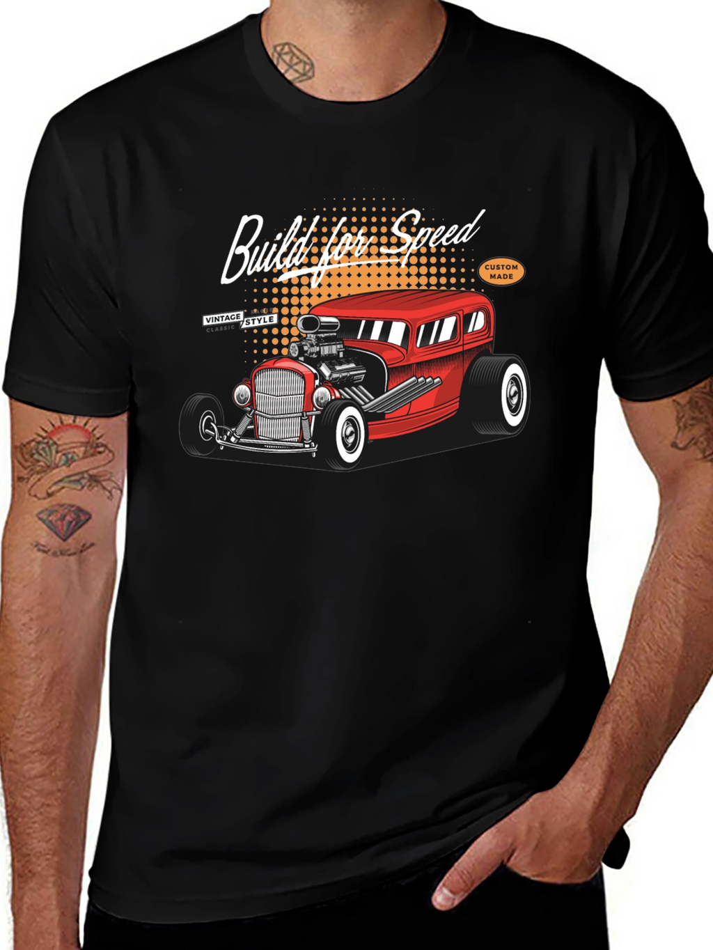 Build for Speed Hot Rod T-Shirt