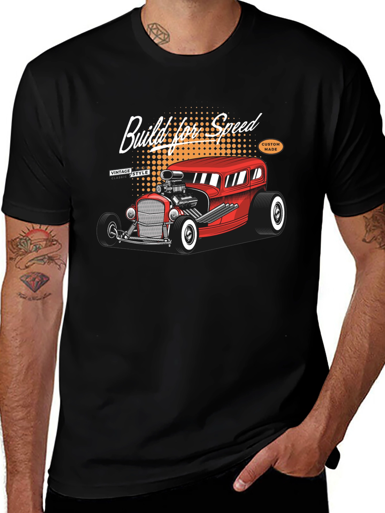 Build for Speed Hot Rod T-Shirt