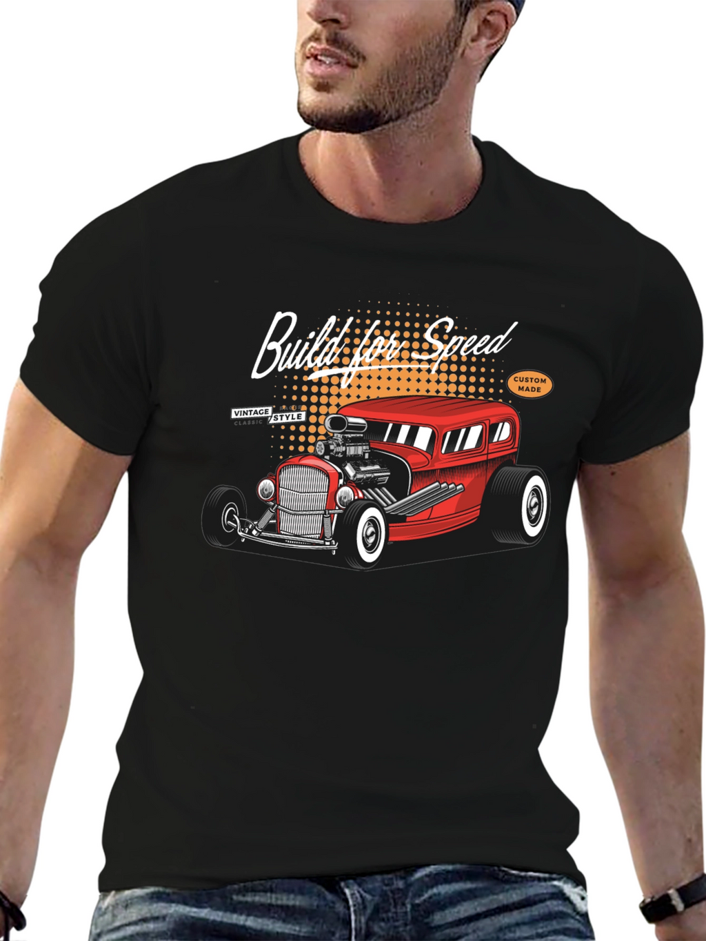 Build for Speed Hot Rod T-Shirt