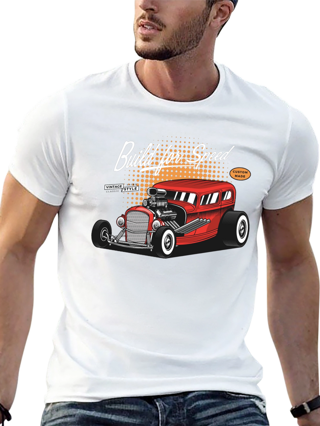 Build for Speed Hot Rod T-Shirt