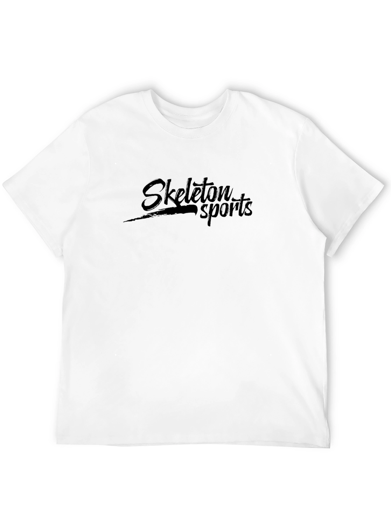 Skeleton Sports Black Graphic Tee