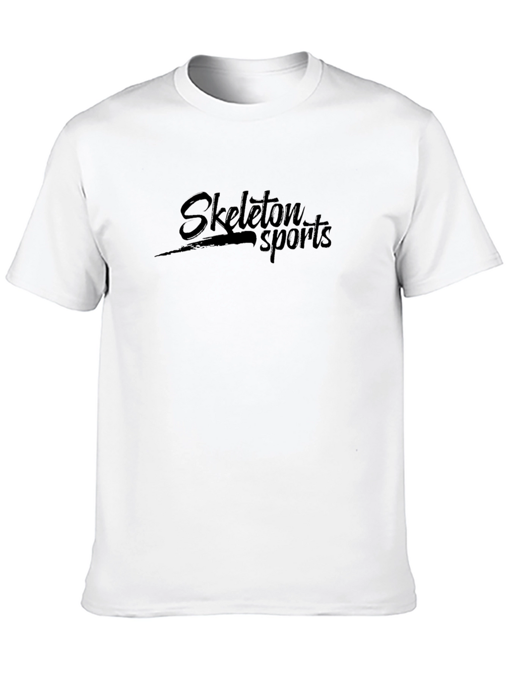 Skeleton Sports Black Graphic Tee