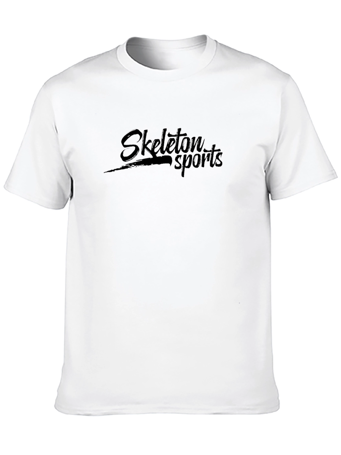 Skeleton Sports Black Graphic Tee