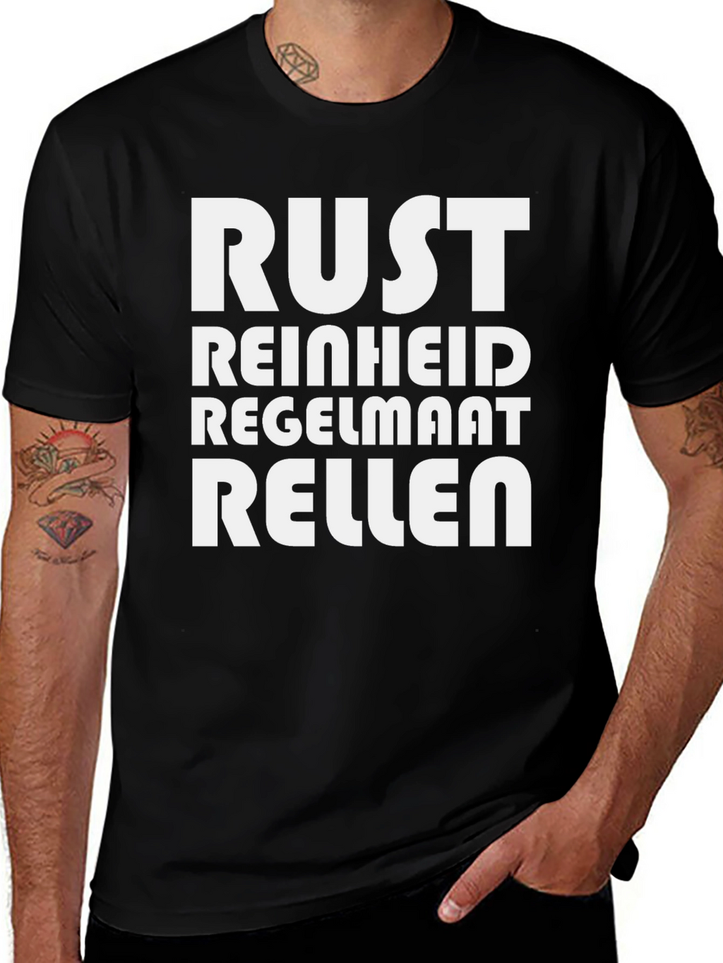 RUST REINHEID REGELMAAT RELLEN T-Shirt