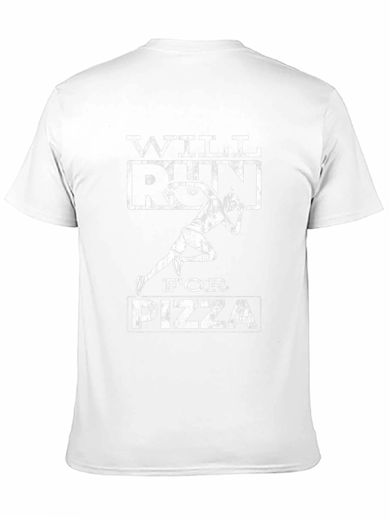 Will Run For Pizza Funny Running T-Shirt