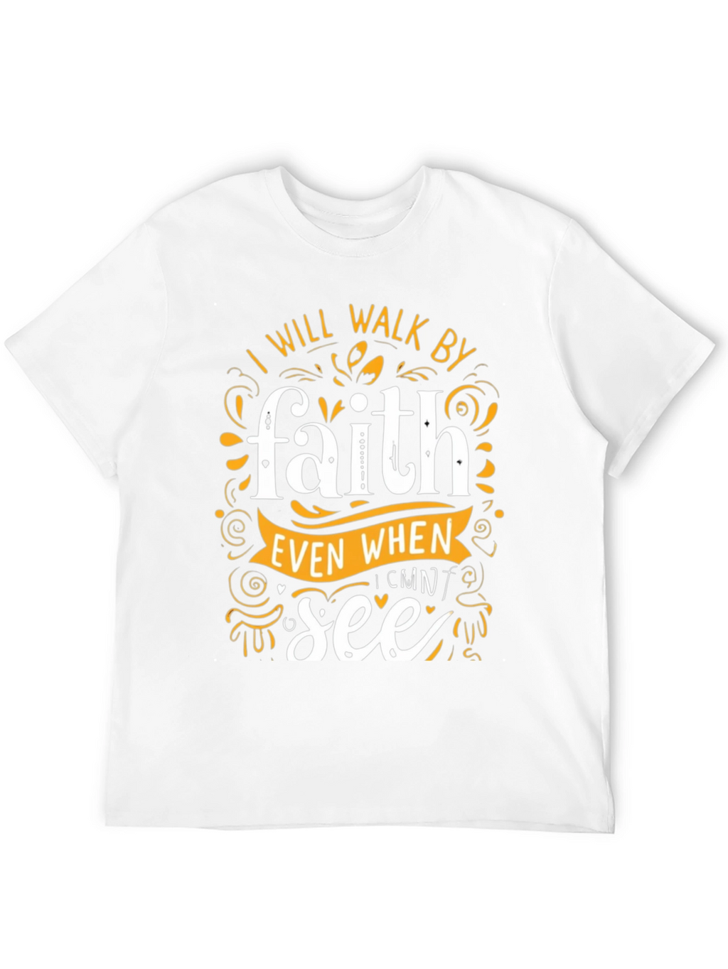 Faith Graphic Tee - Inspirational Black T-Shirt