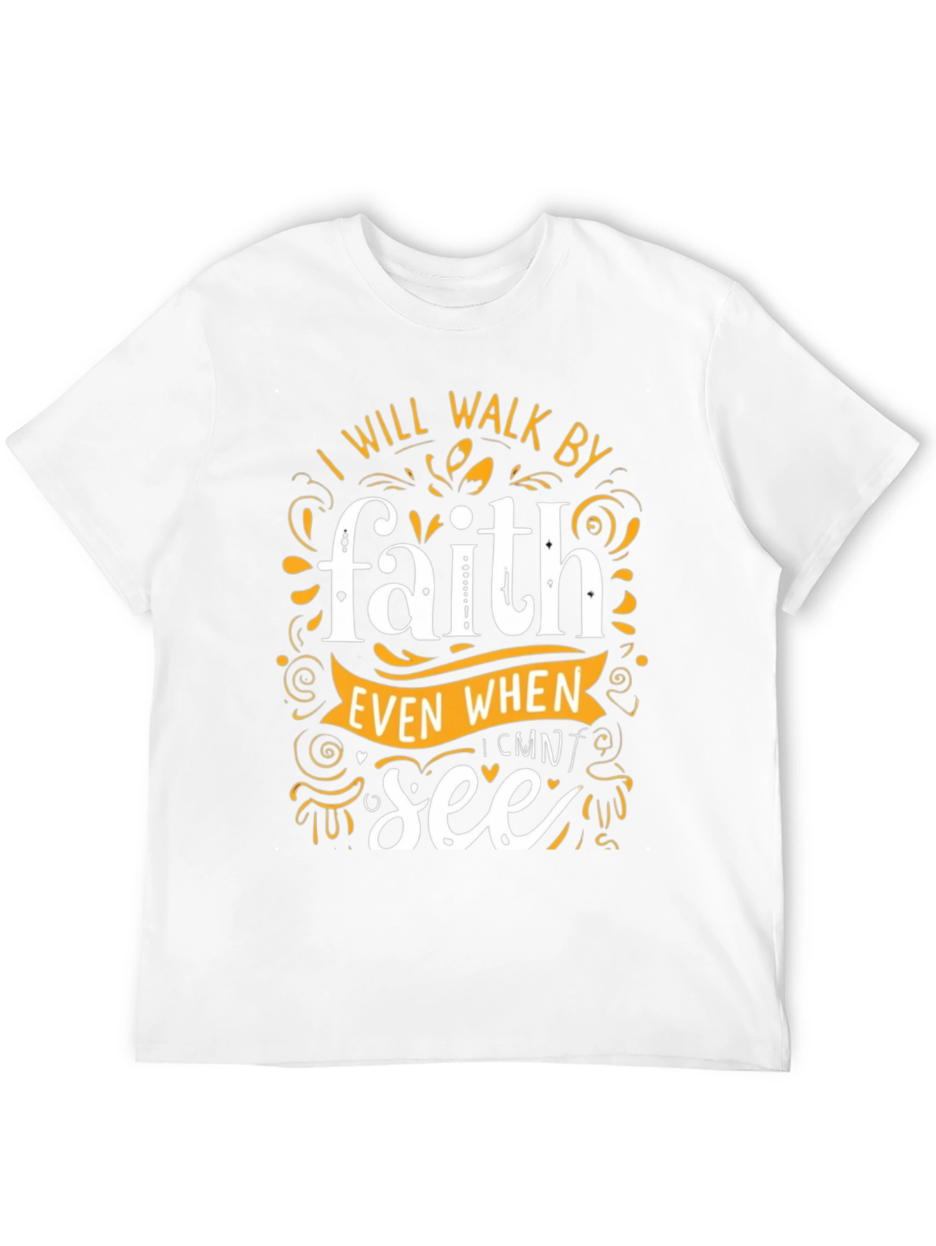 Faith Graphic Tee - Inspirational Black T-Shirt