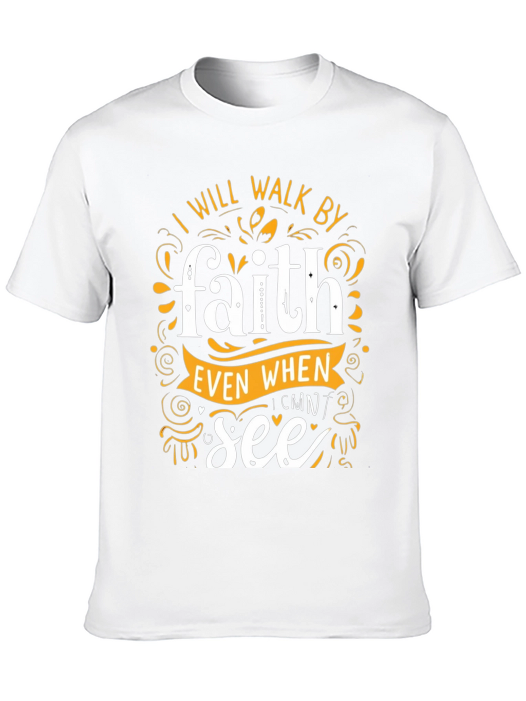 Faith Graphic Tee - Inspirational Black T-Shirt