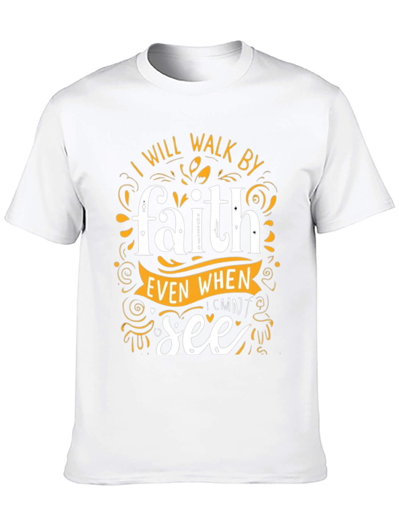 Faith Graphic Tee - Inspirational Black T-Shirt