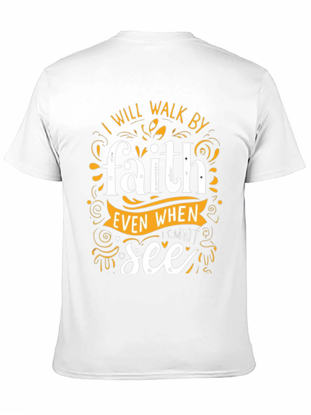 Faith Graphic Tee - Inspirational Black T-Shirt