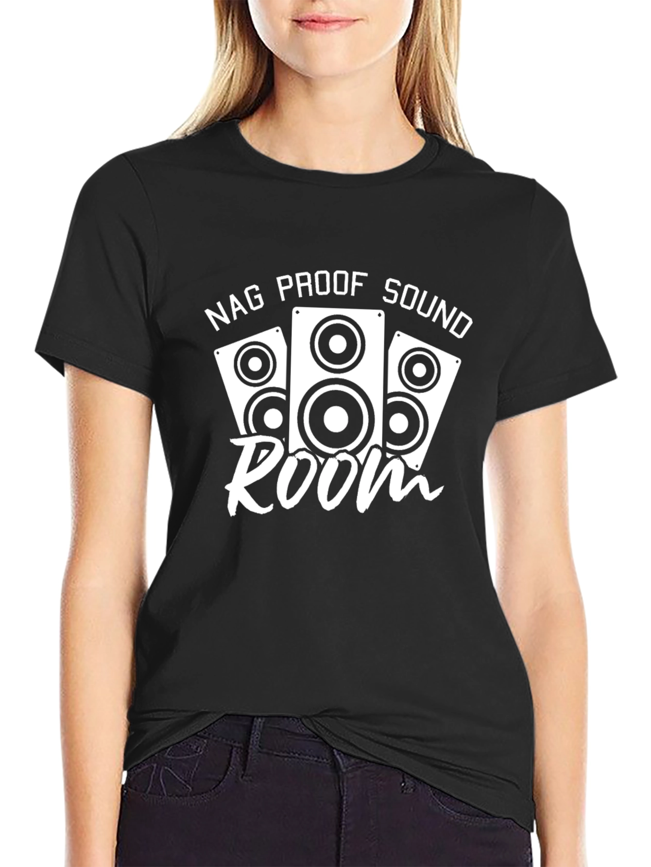 Nag Proof Sound Room Black T-Shirt