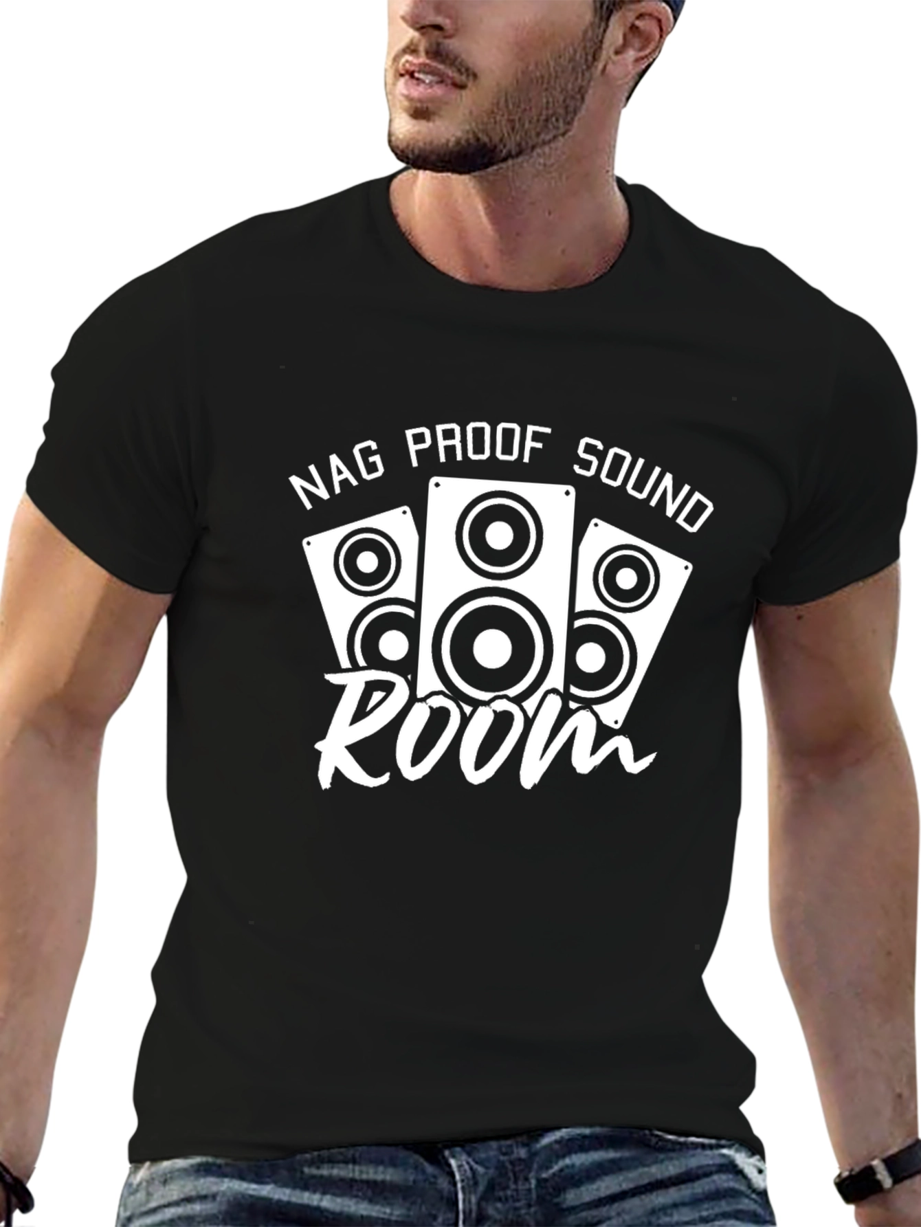 Nag Proof Sound Room Black T-Shirt