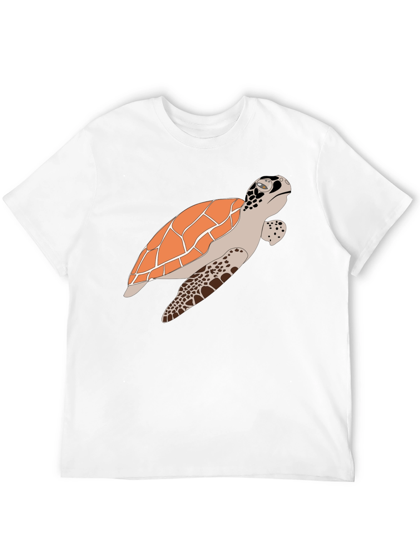 Sea Turtle Graphic Tee - Casual Black T-Shirt