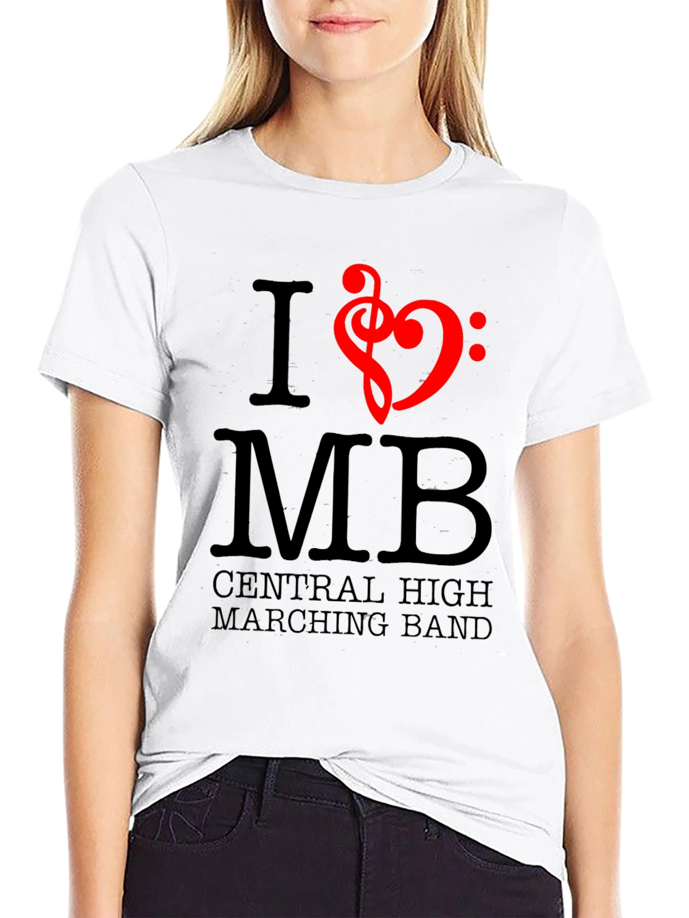 I Heart MB Marching Band T-Shirt