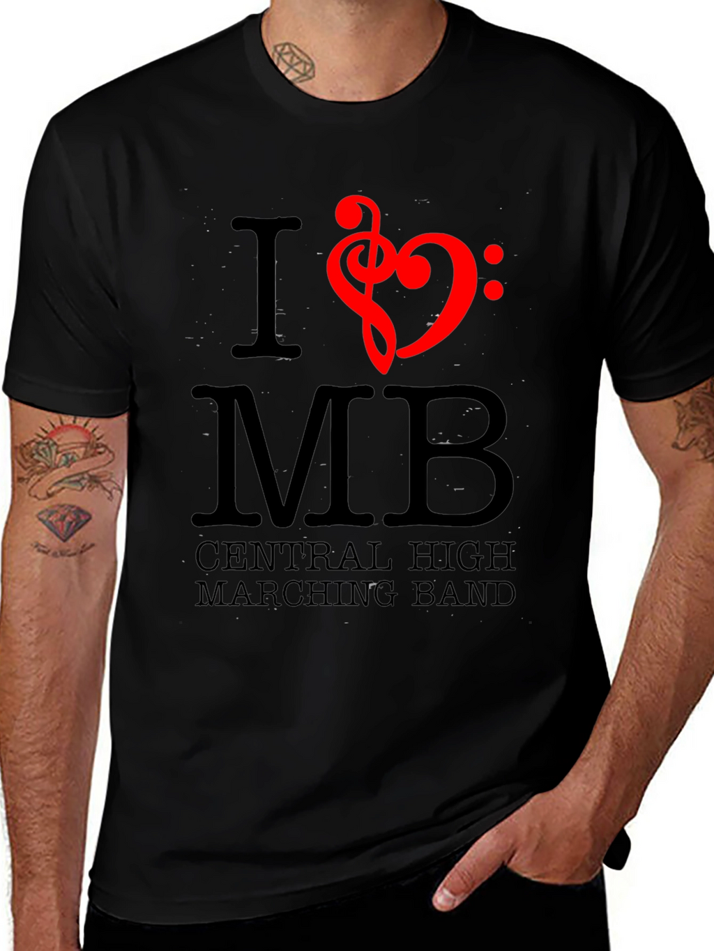 I Heart MB Marching Band T-Shirt