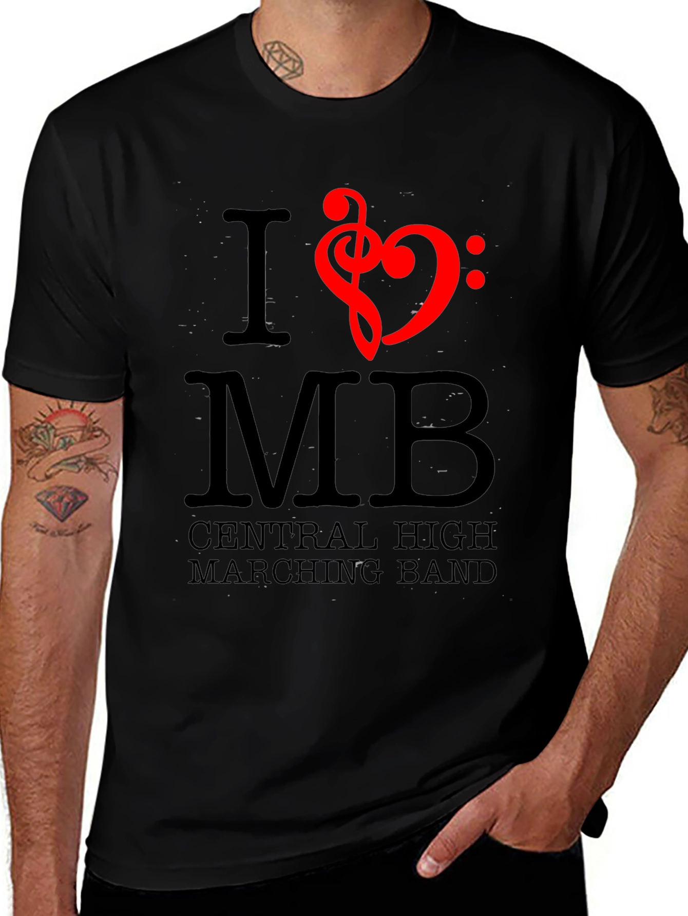 I Heart MB Marching Band T-Shirt