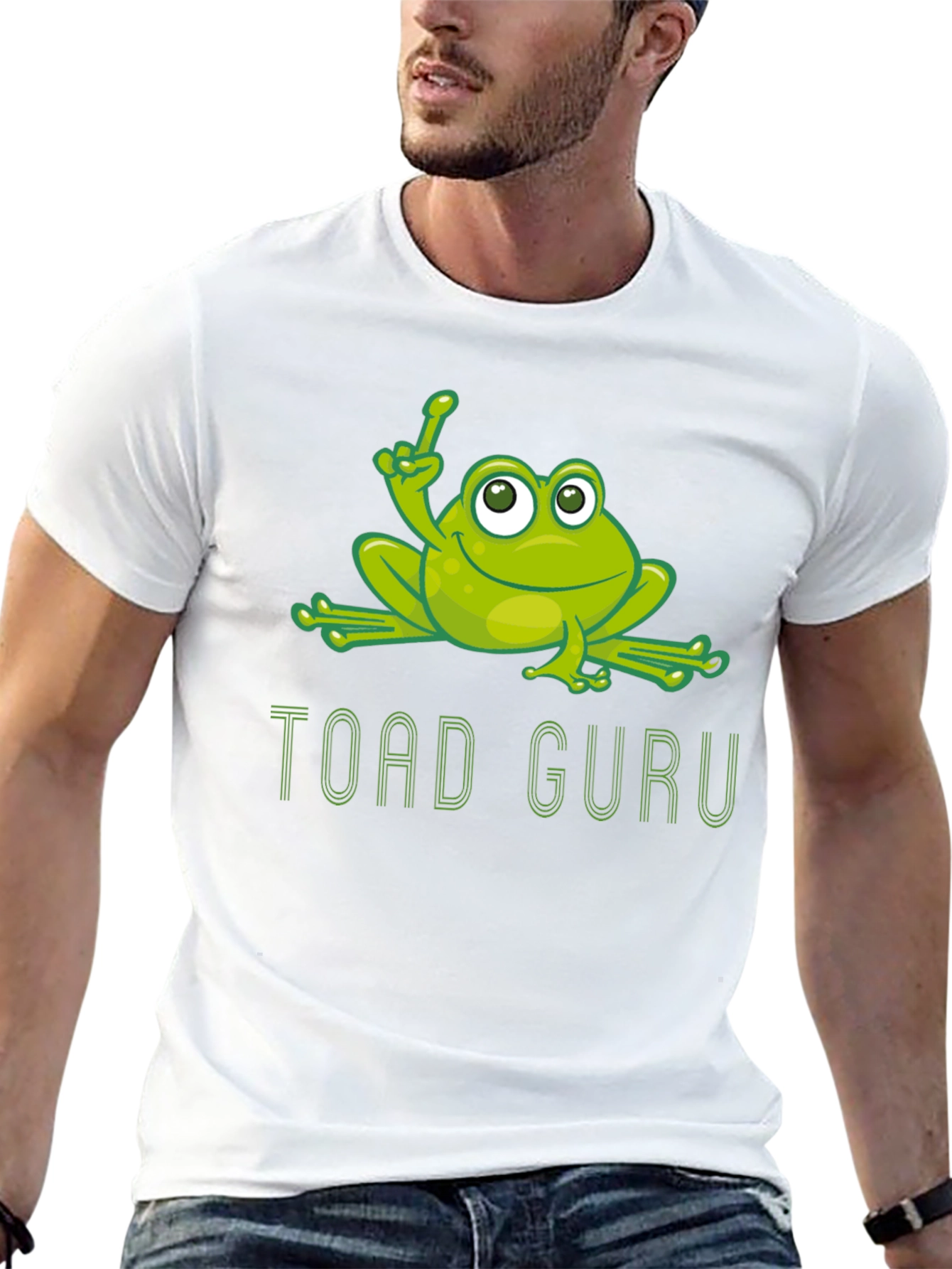 Toad Guru Graphic T-Shirt - Funny Frog Tee