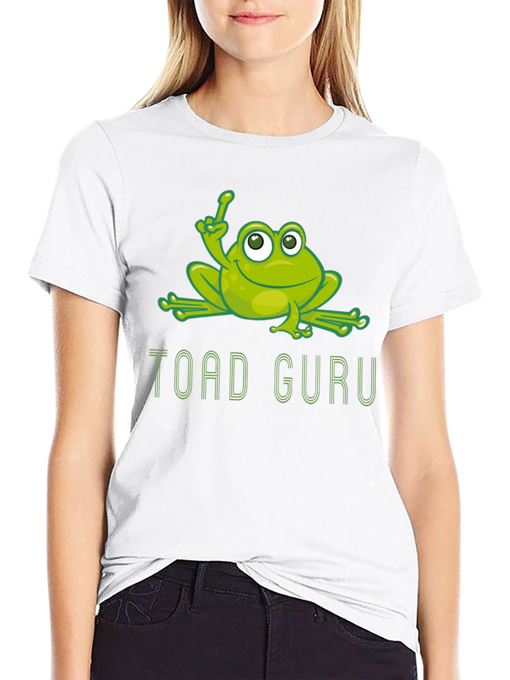 Toad Guru Graphic T-Shirt - Funny Frog Tee