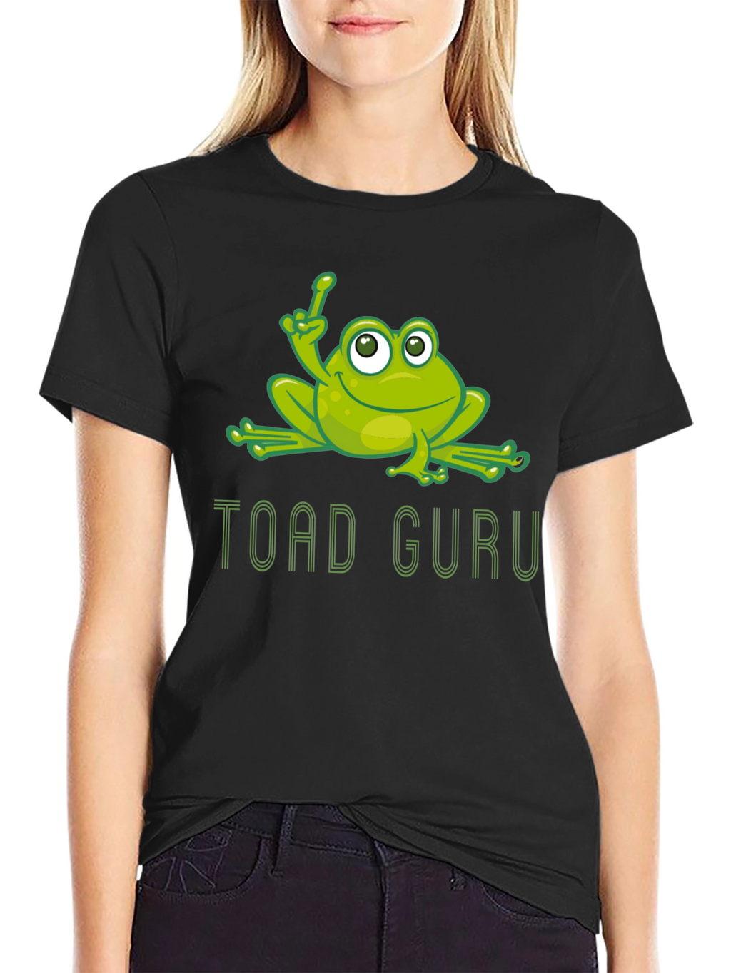 Toad Guru Graphic T-Shirt - Funny Frog Tee