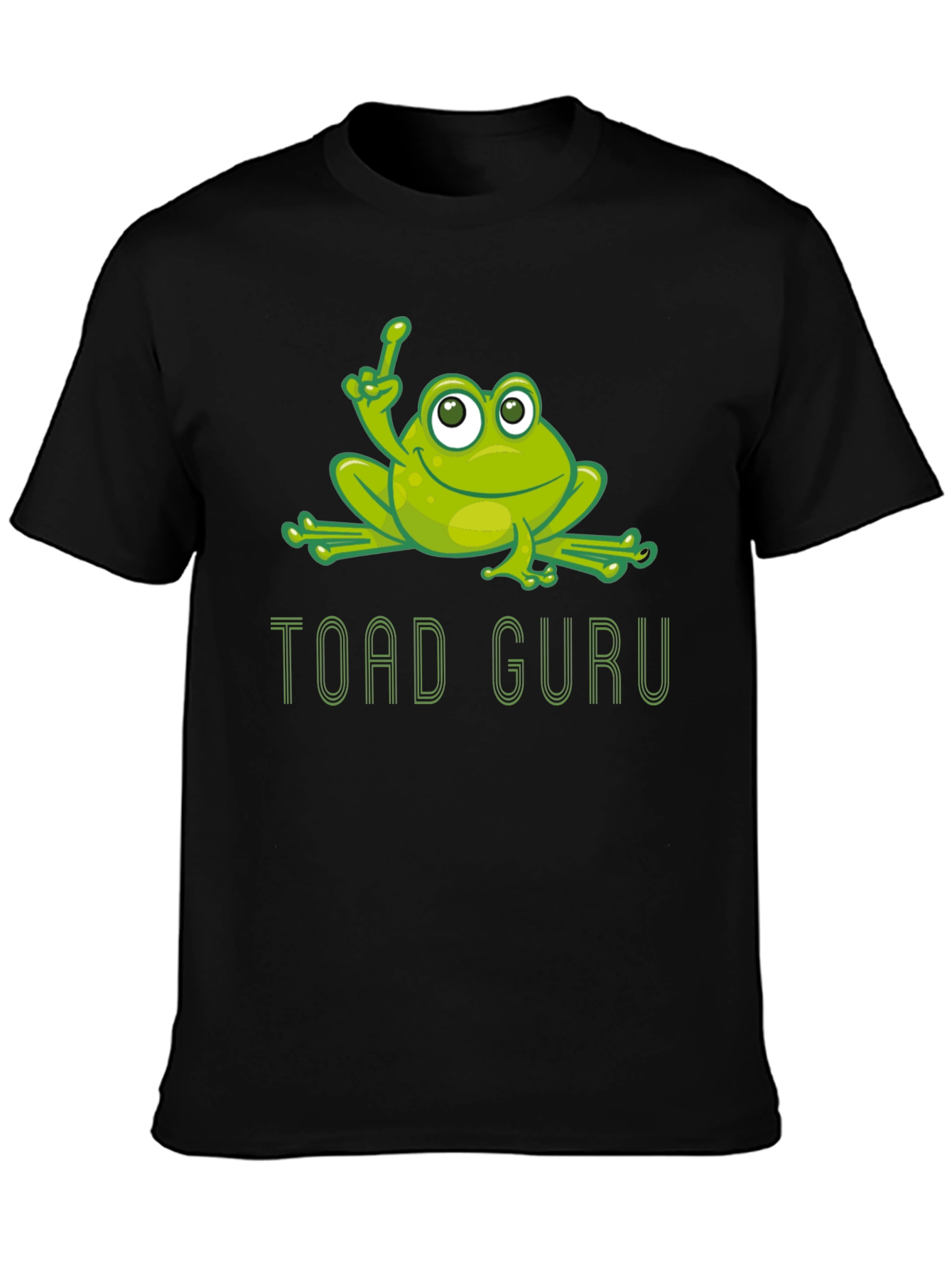 Toad Guru Graphic T-Shirt - Funny Frog Tee