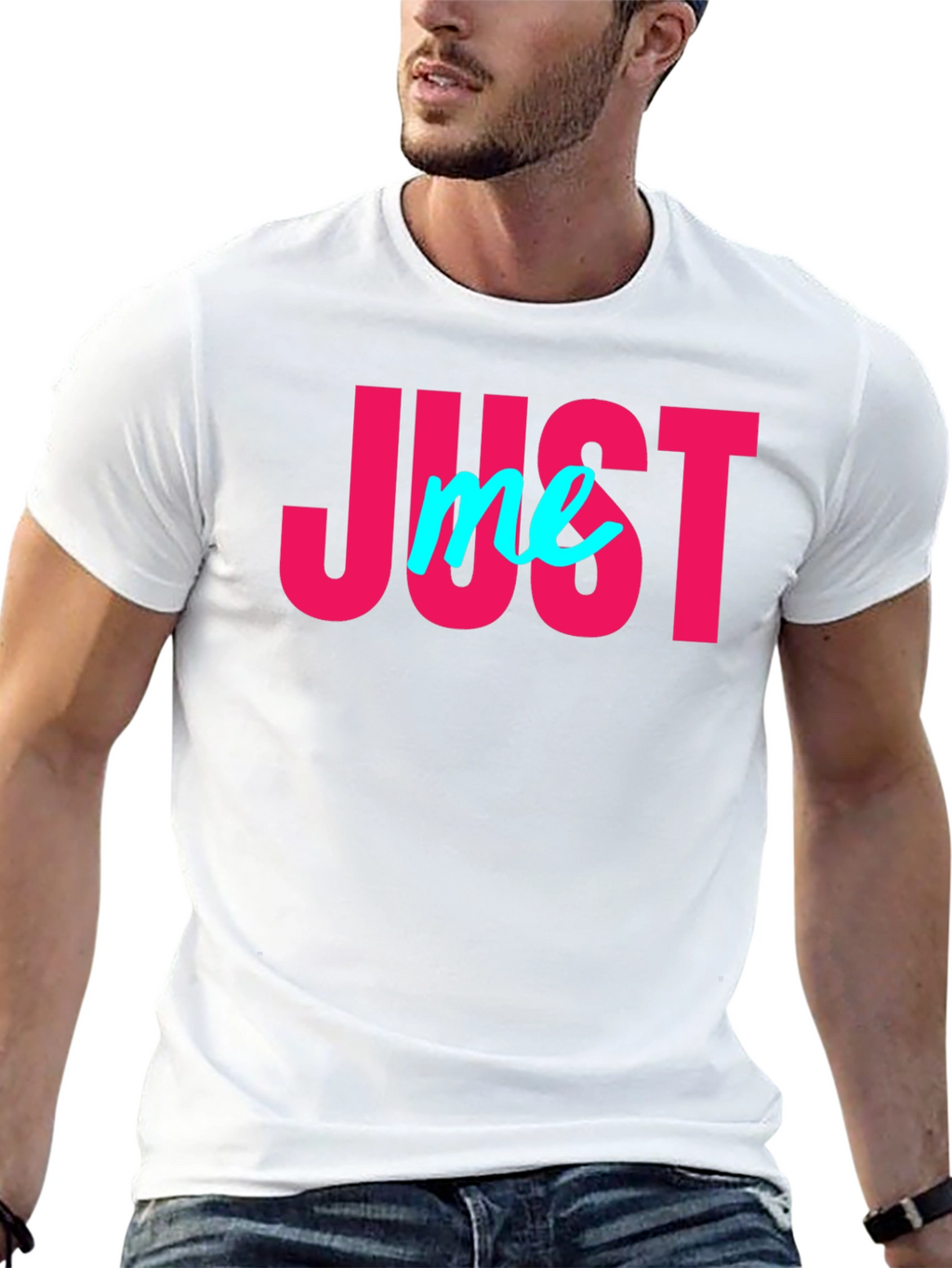 Just Me Graphic Tee - Black