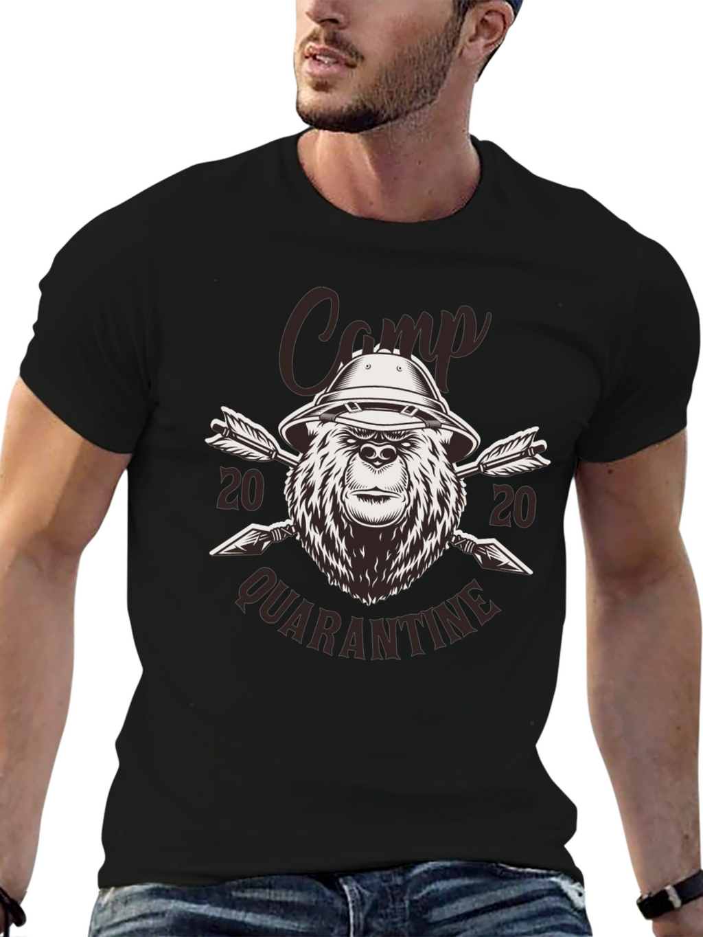 Camp Quarantine Bear T-Shirt