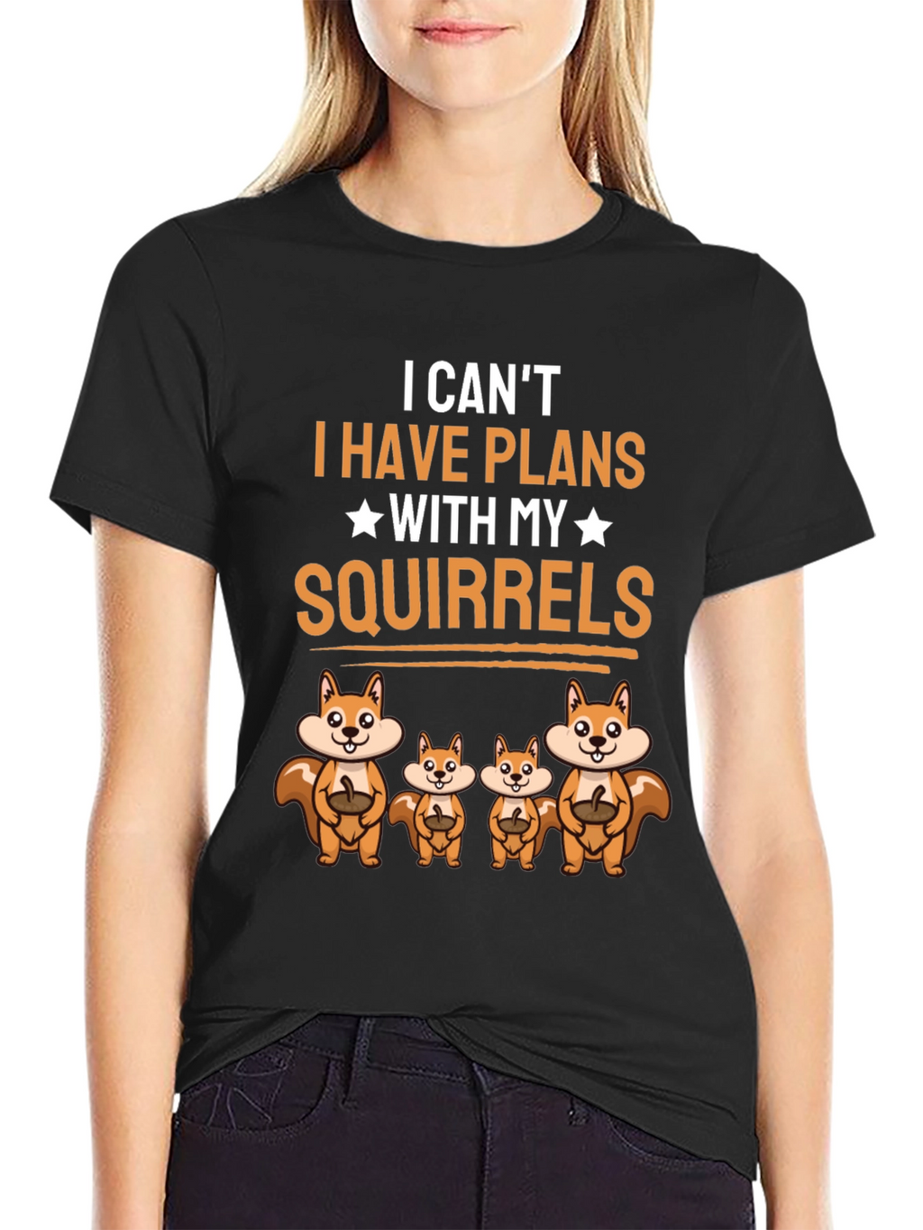 Squirrel Plans Graphic Tee