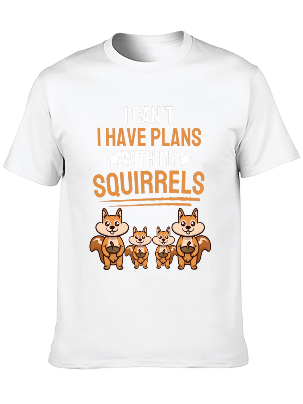 Squirrel Plans Graphic Tee