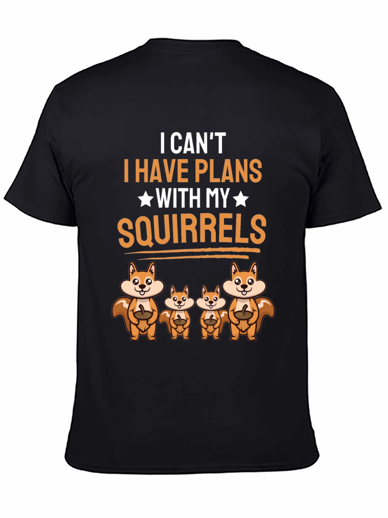 Squirrel Plans Graphic Tee