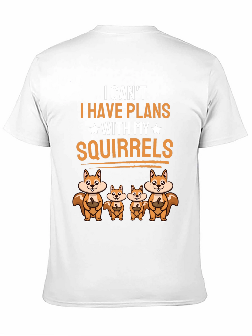 Squirrel Plans Graphic Tee