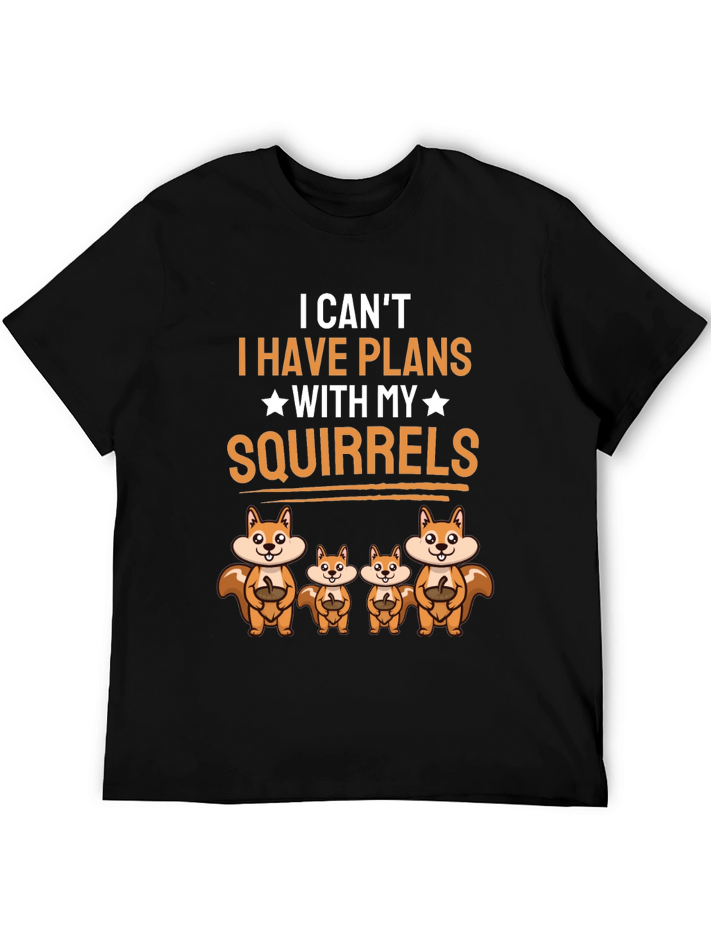 Squirrel Plans Graphic Tee