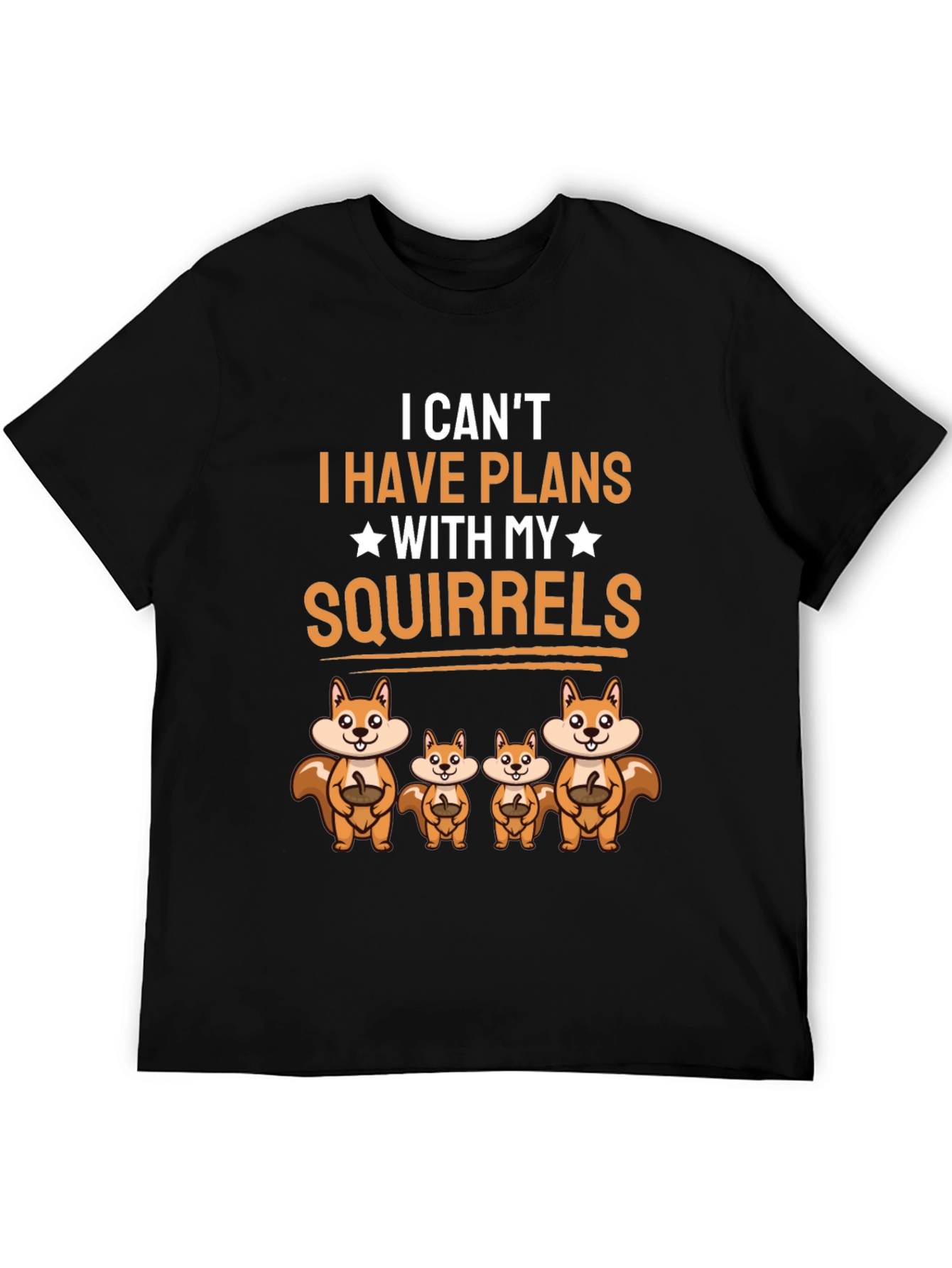 Squirrel Plans Graphic Tee