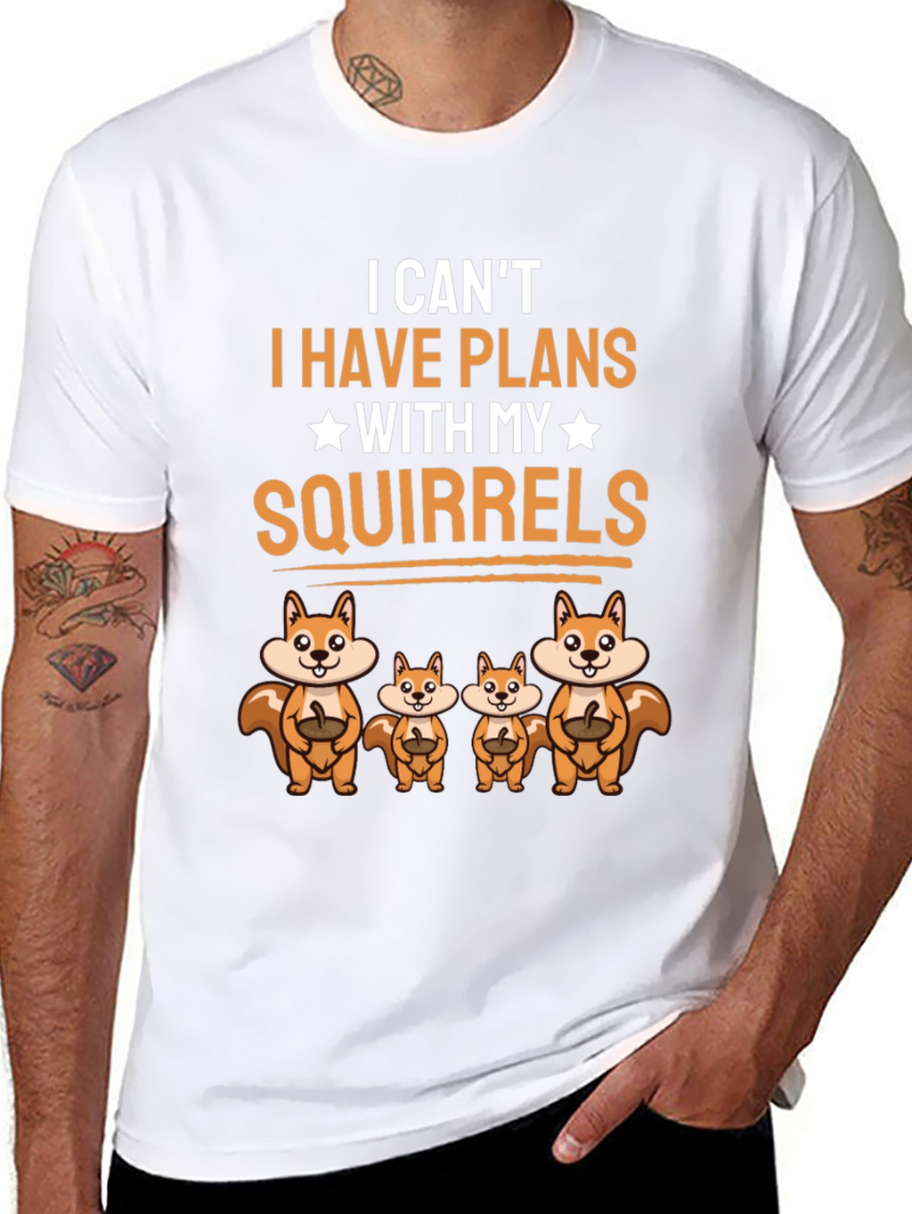 Squirrel Plans Graphic Tee