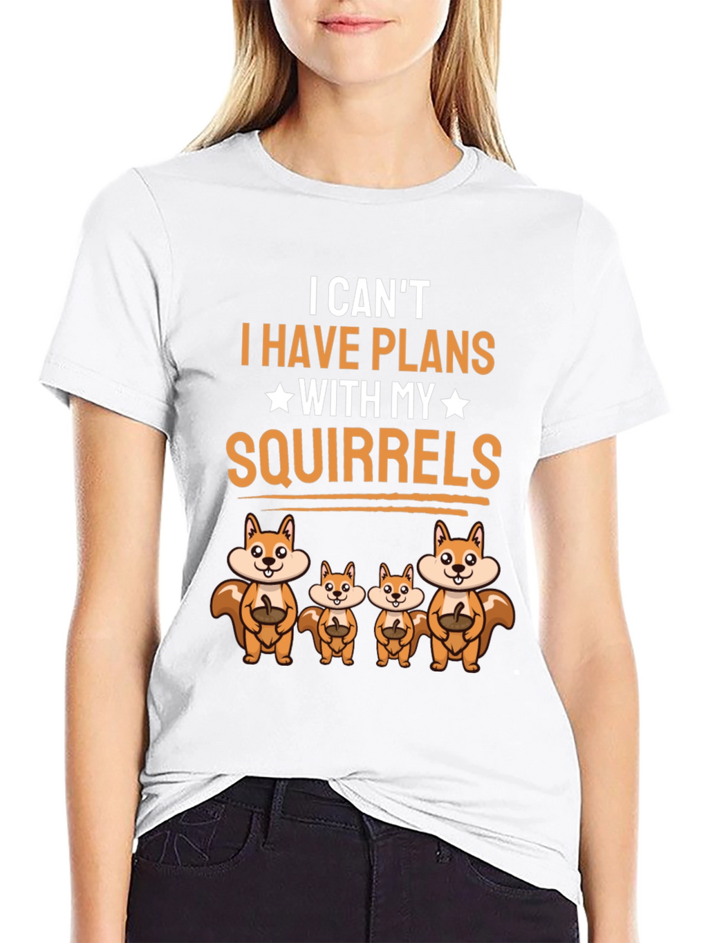 Squirrel Plans Graphic Tee
